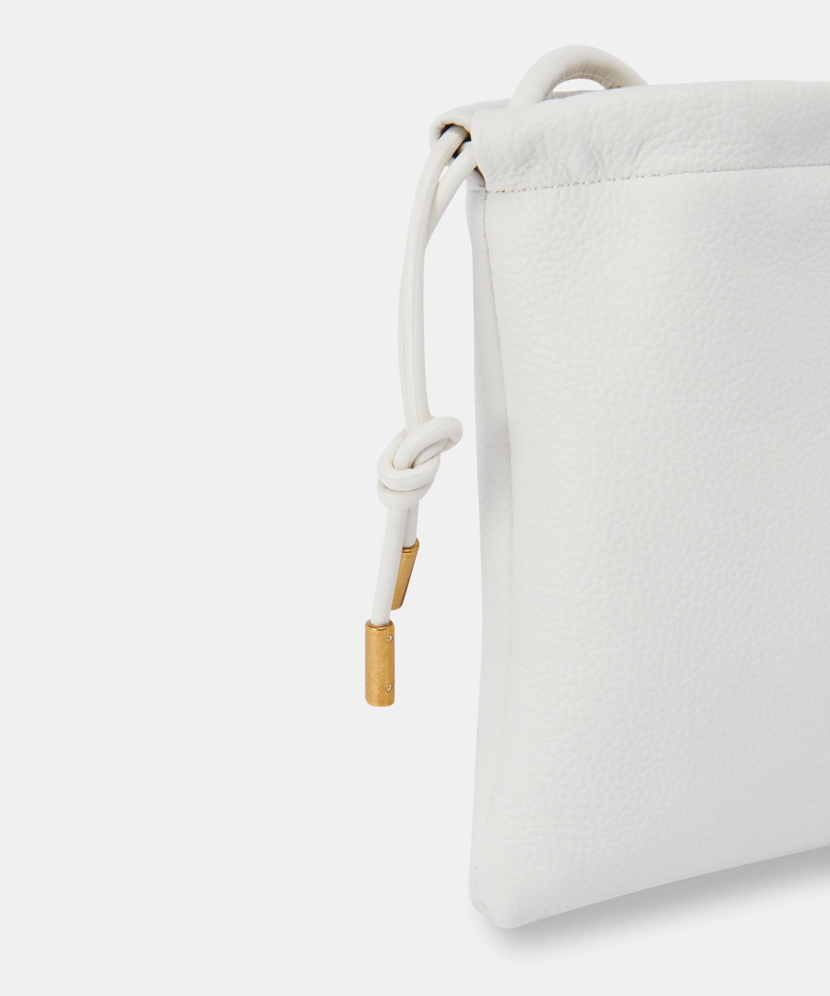 EVIE PHONE POUCH IVORY LEATHER - Image 9