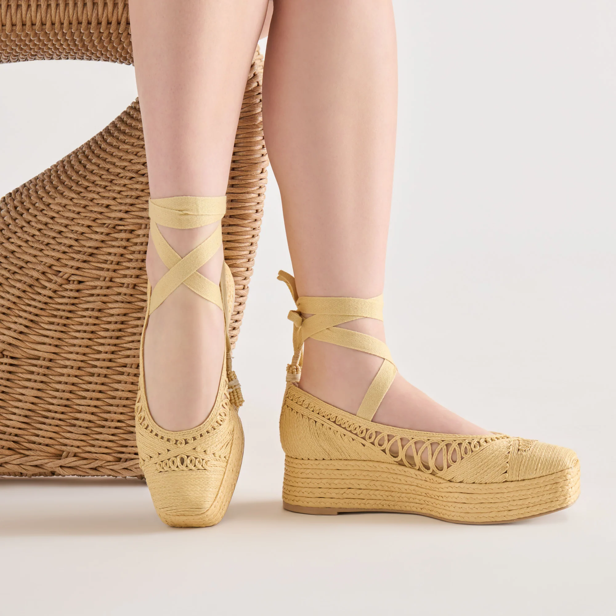 FARIS FLATS LT NATURAL MACRAME - Image 4