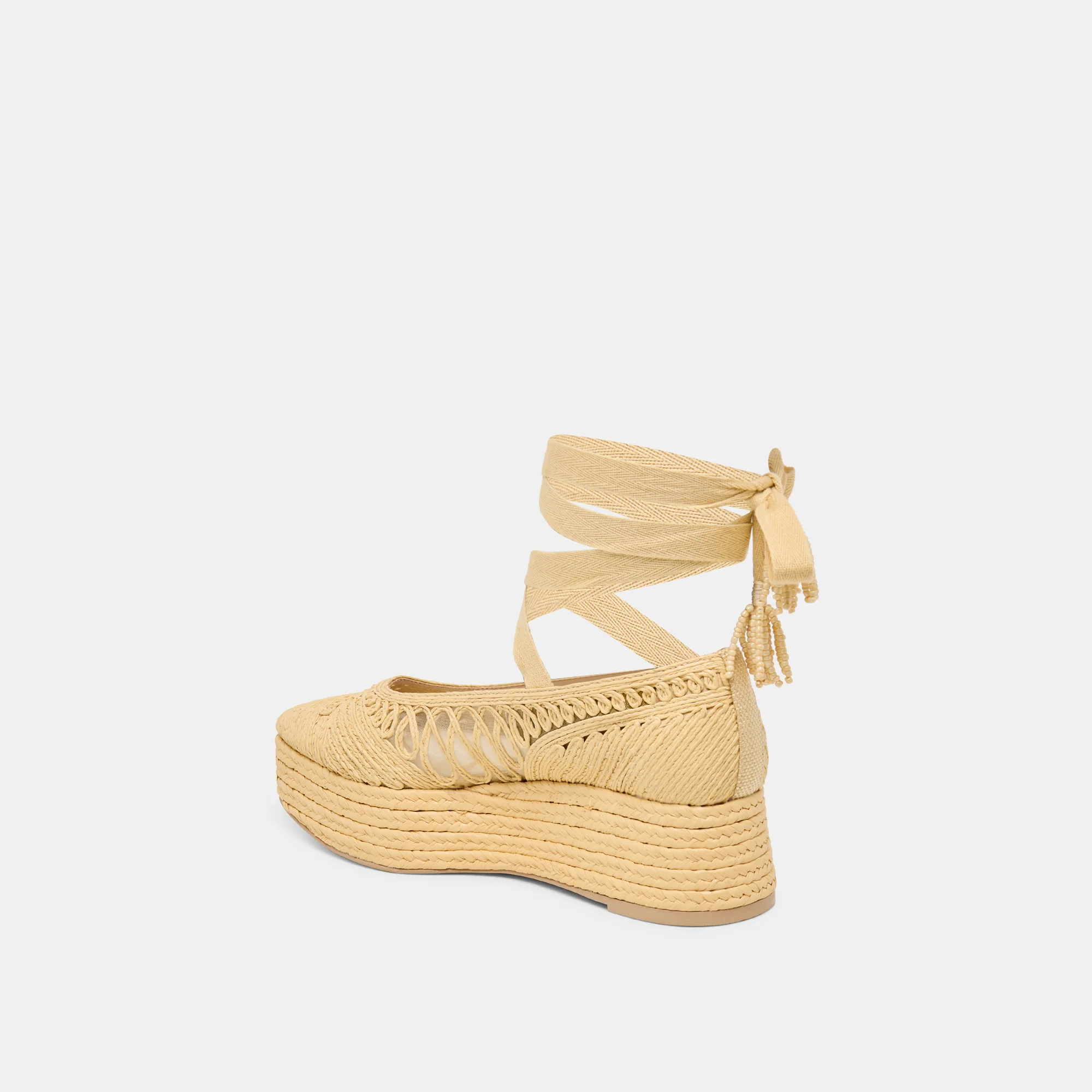 FARIS FLATS LT NATURAL MACRAME - Image 7