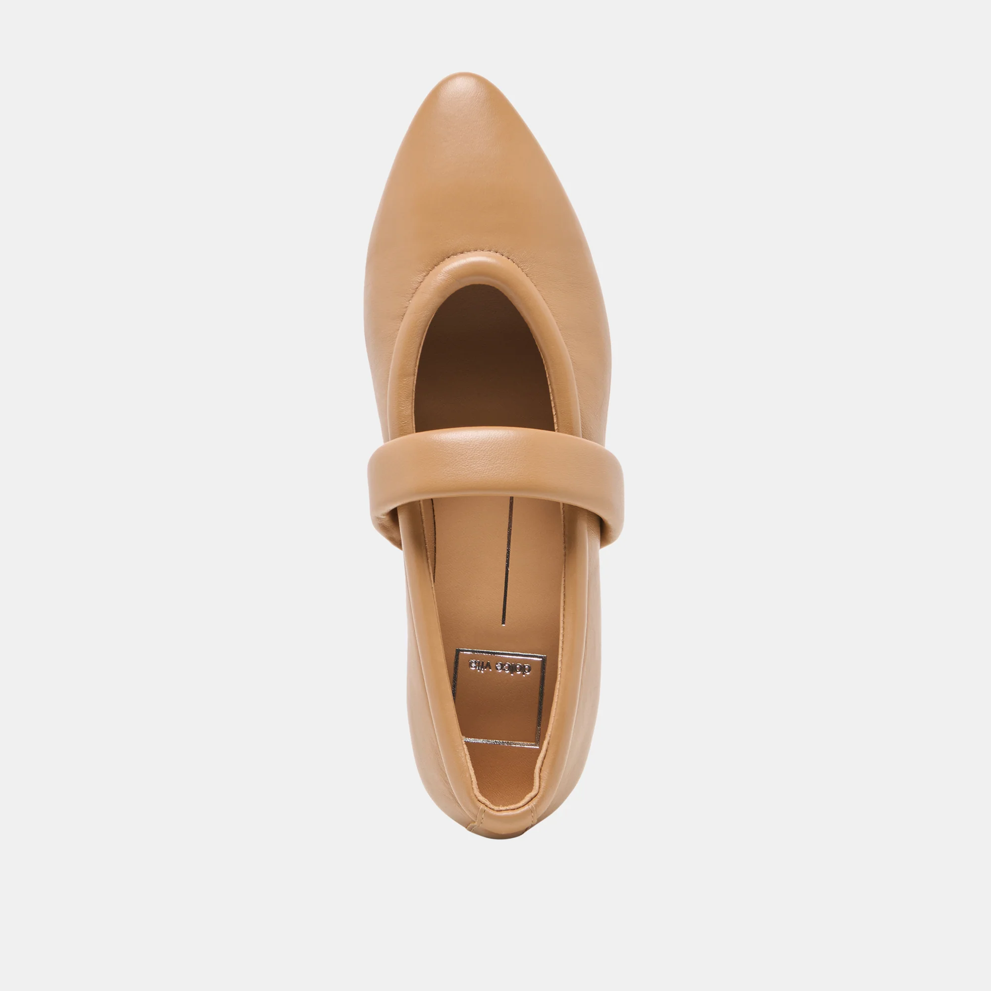 FERA BALLET FLATS TAN LEATHER - Image 8