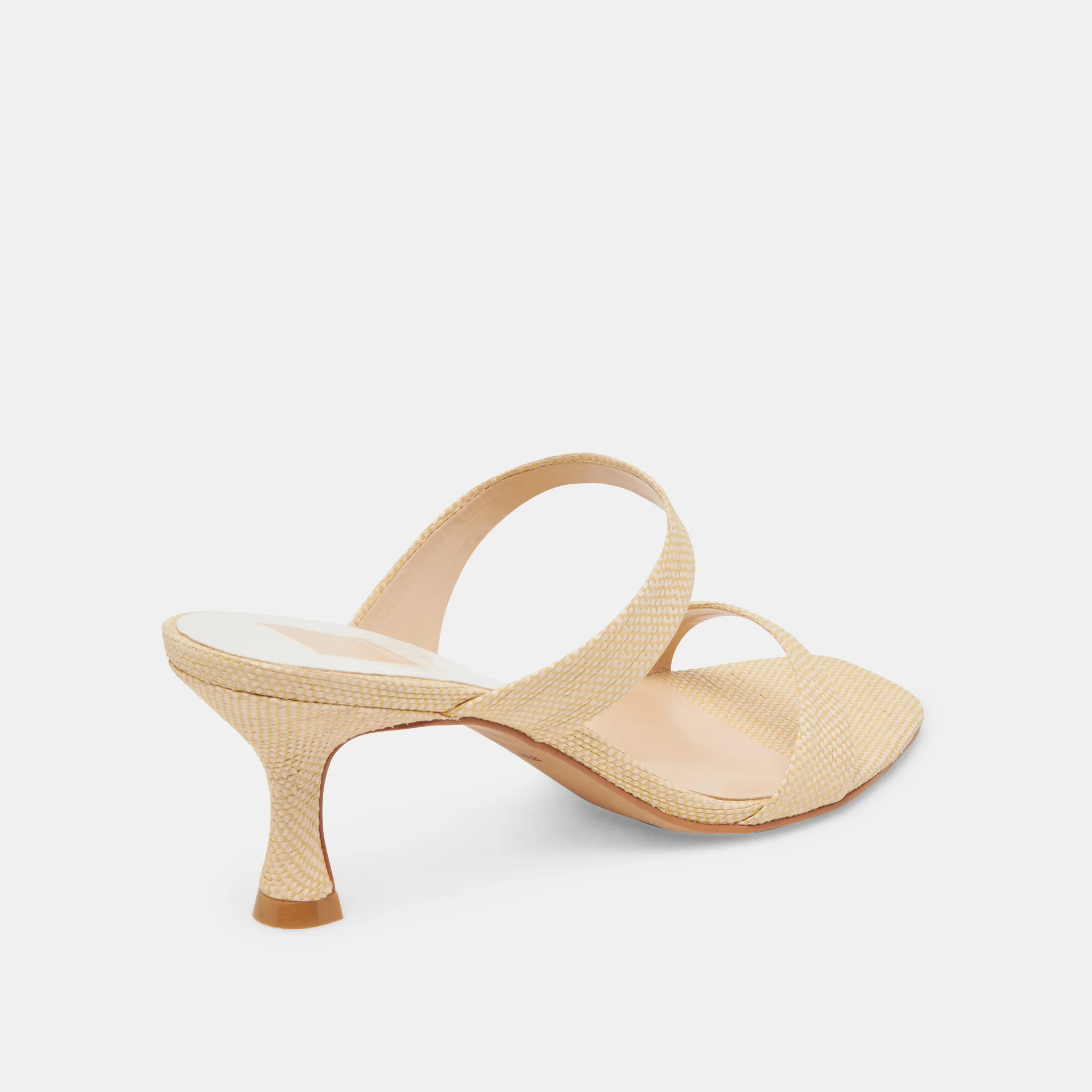 GENORA HEELS LT NATURAL WOVEN RAFFIA - Image 5