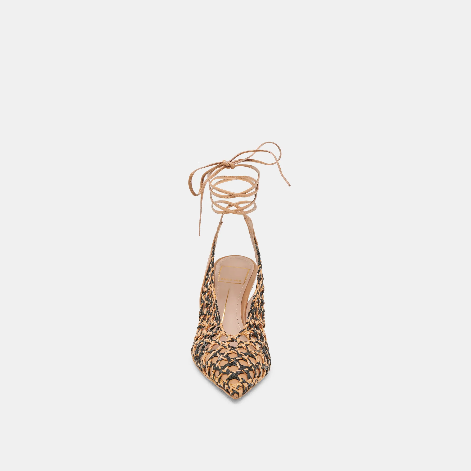 GESICA HEELS BLACK NATURAL WOVEN - Image 10