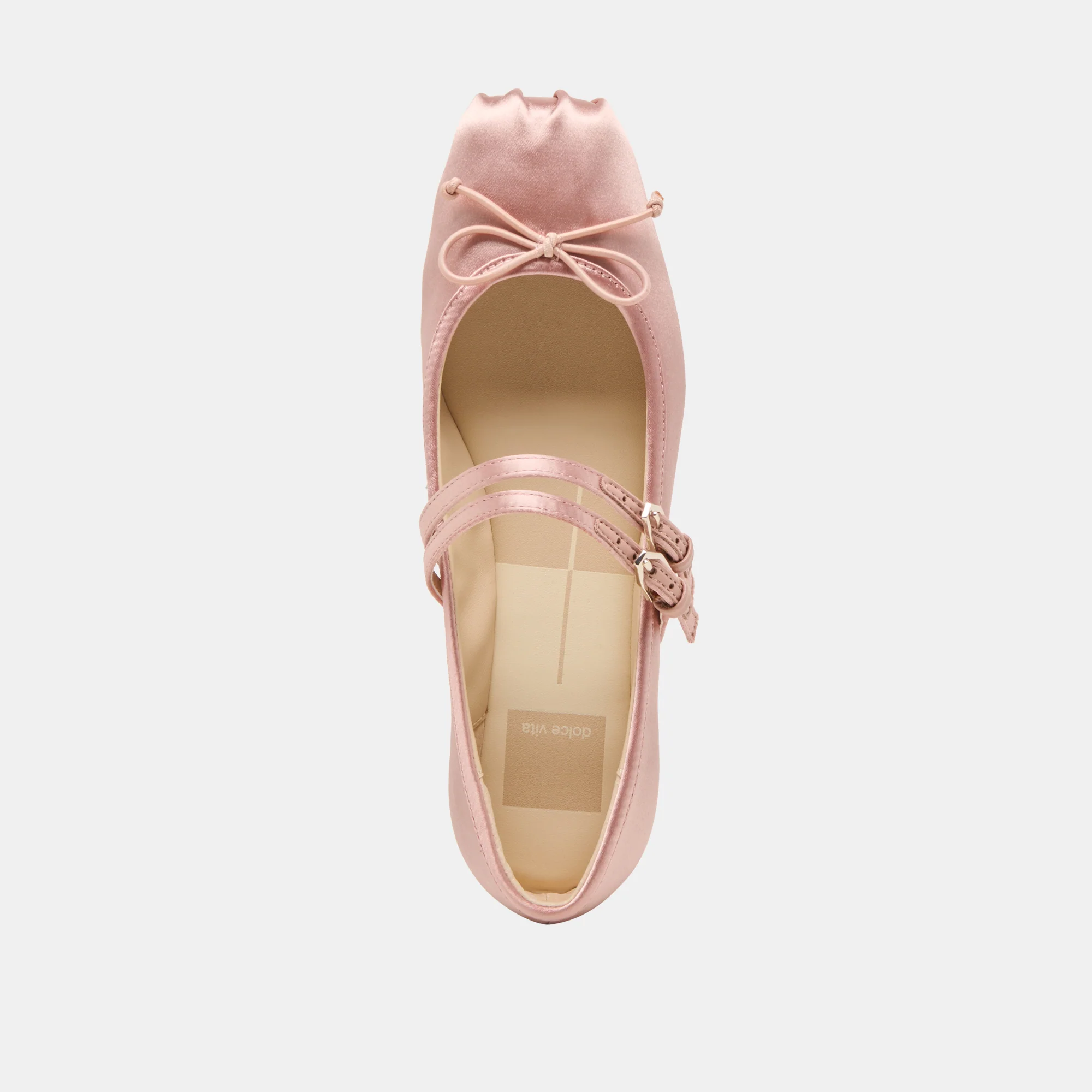 GIBSEN BALLET FLATS BLUSH SATIN - Image 10