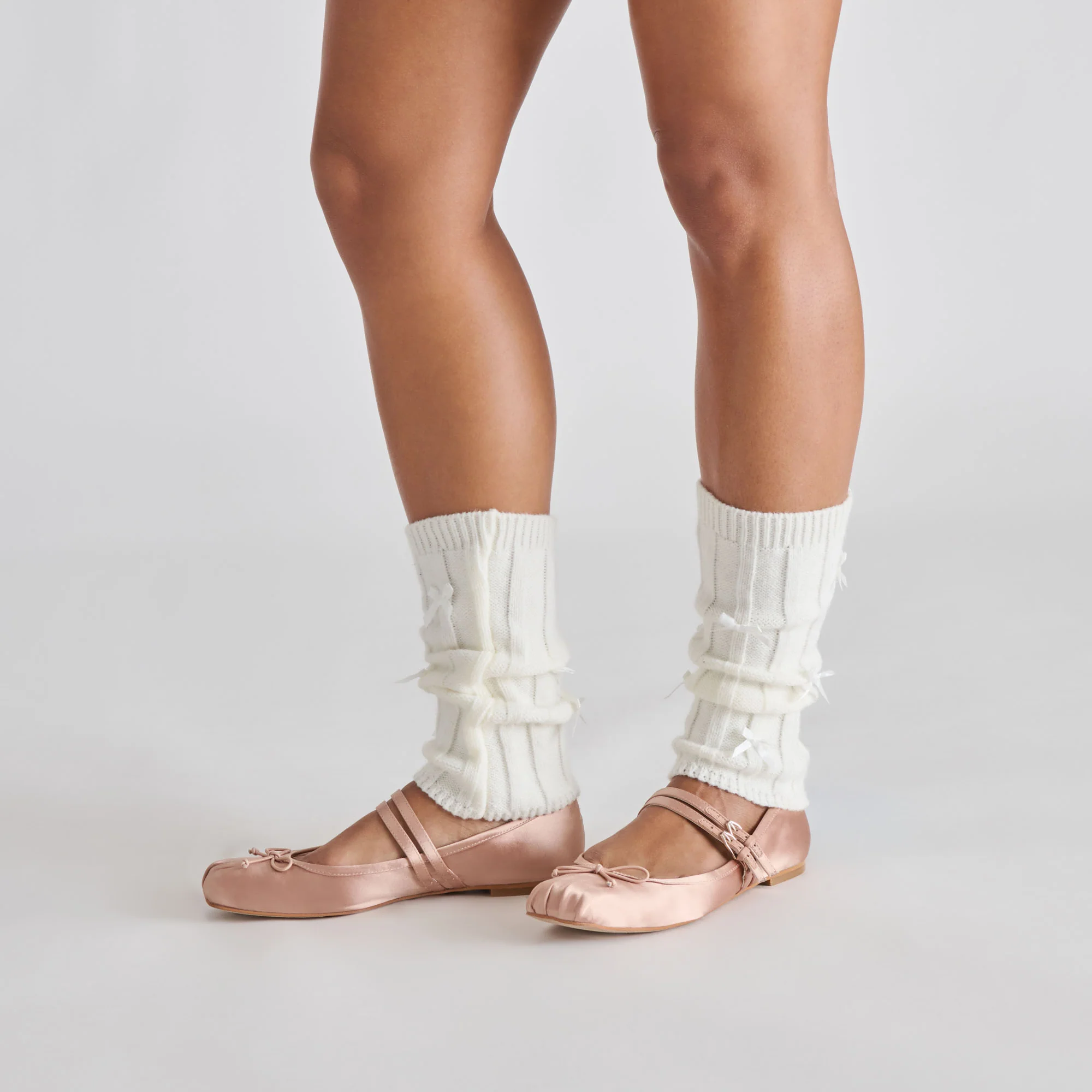 GIBSEN BALLET FLATS BLUSH SATIN - Image 4