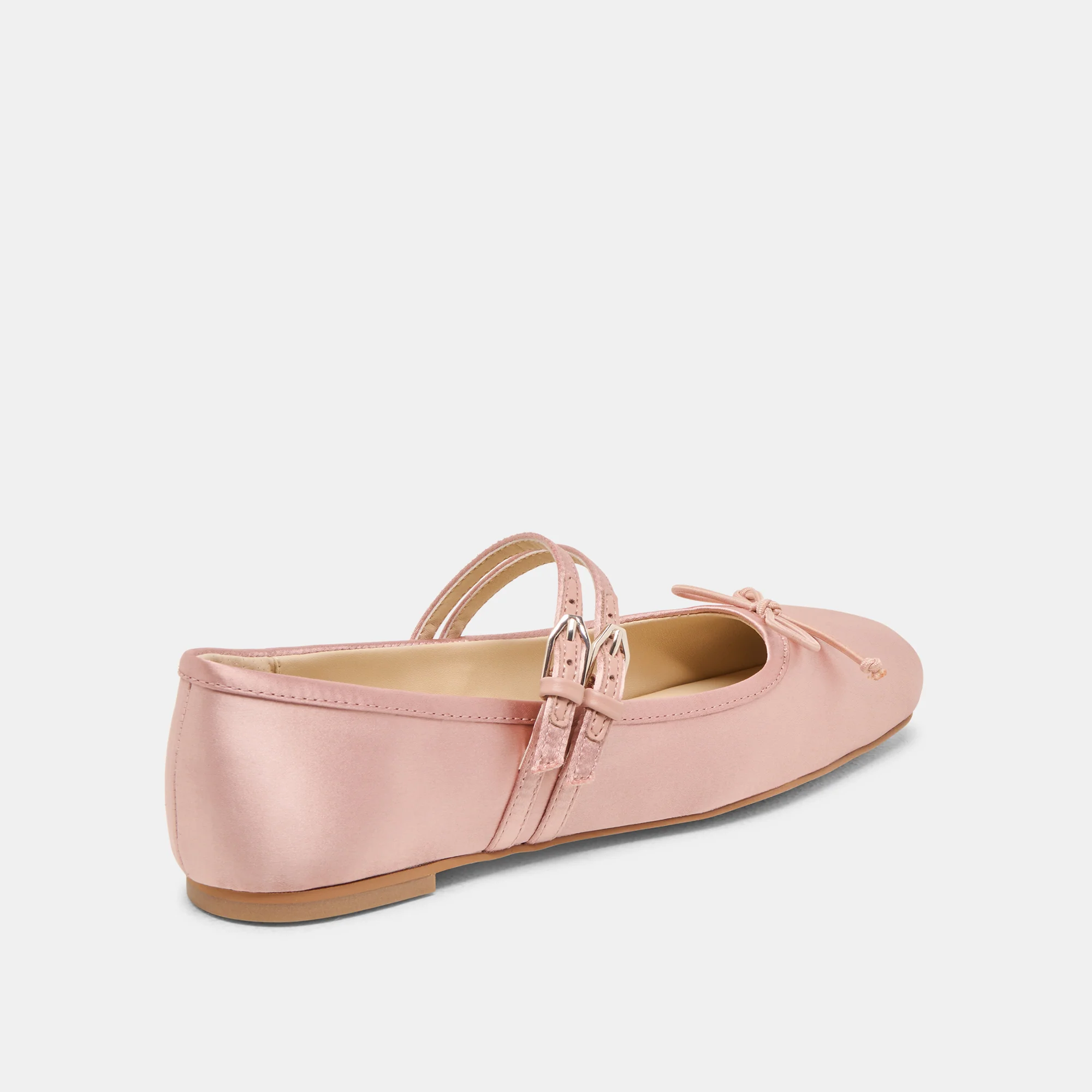 GIBSEN BALLET FLATS BLUSH SATIN - Image 5