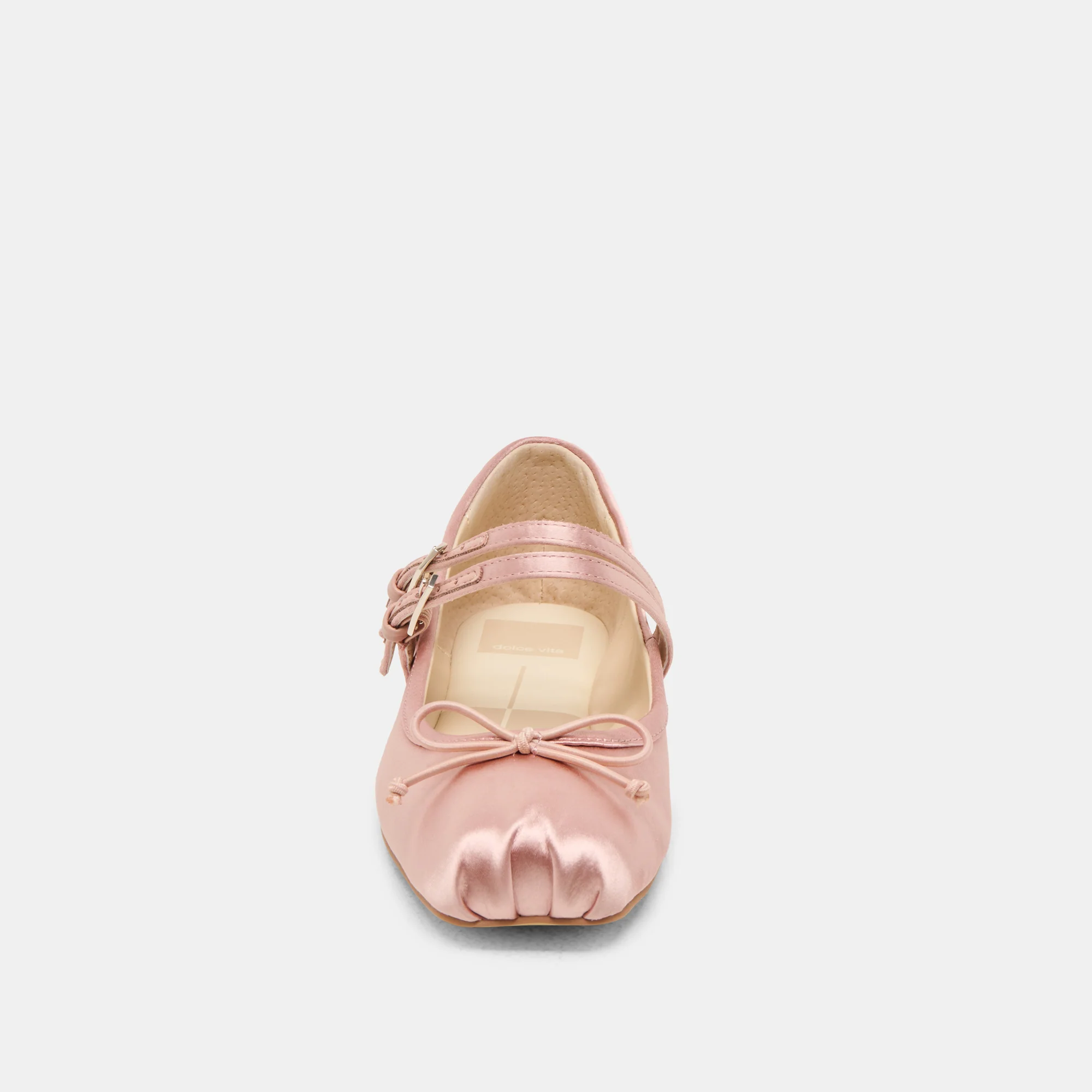 GIBSEN BALLET FLATS BLUSH SATIN - Image 8