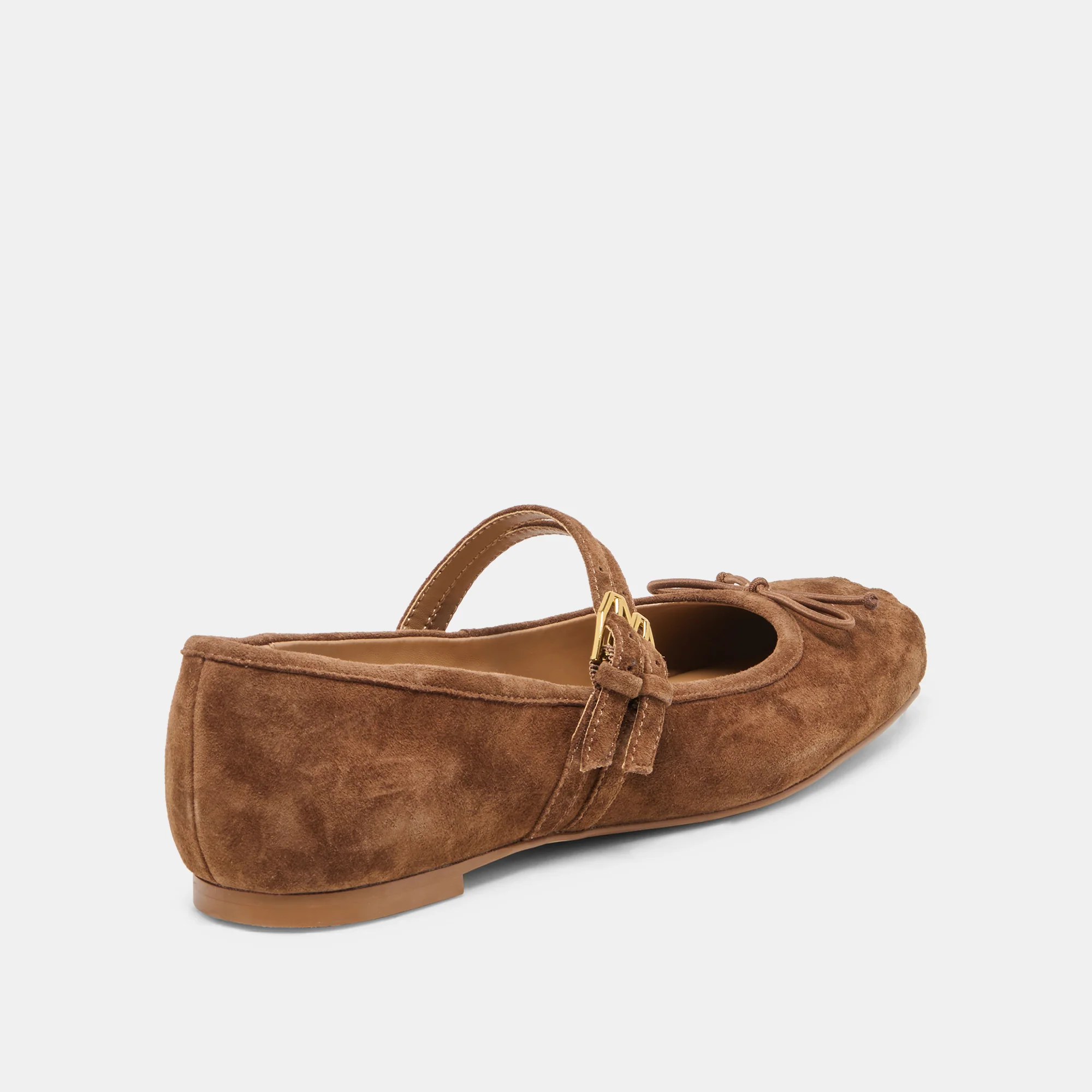 GIBSEN BALLET FLATS COCOA SUEDE - Image 3