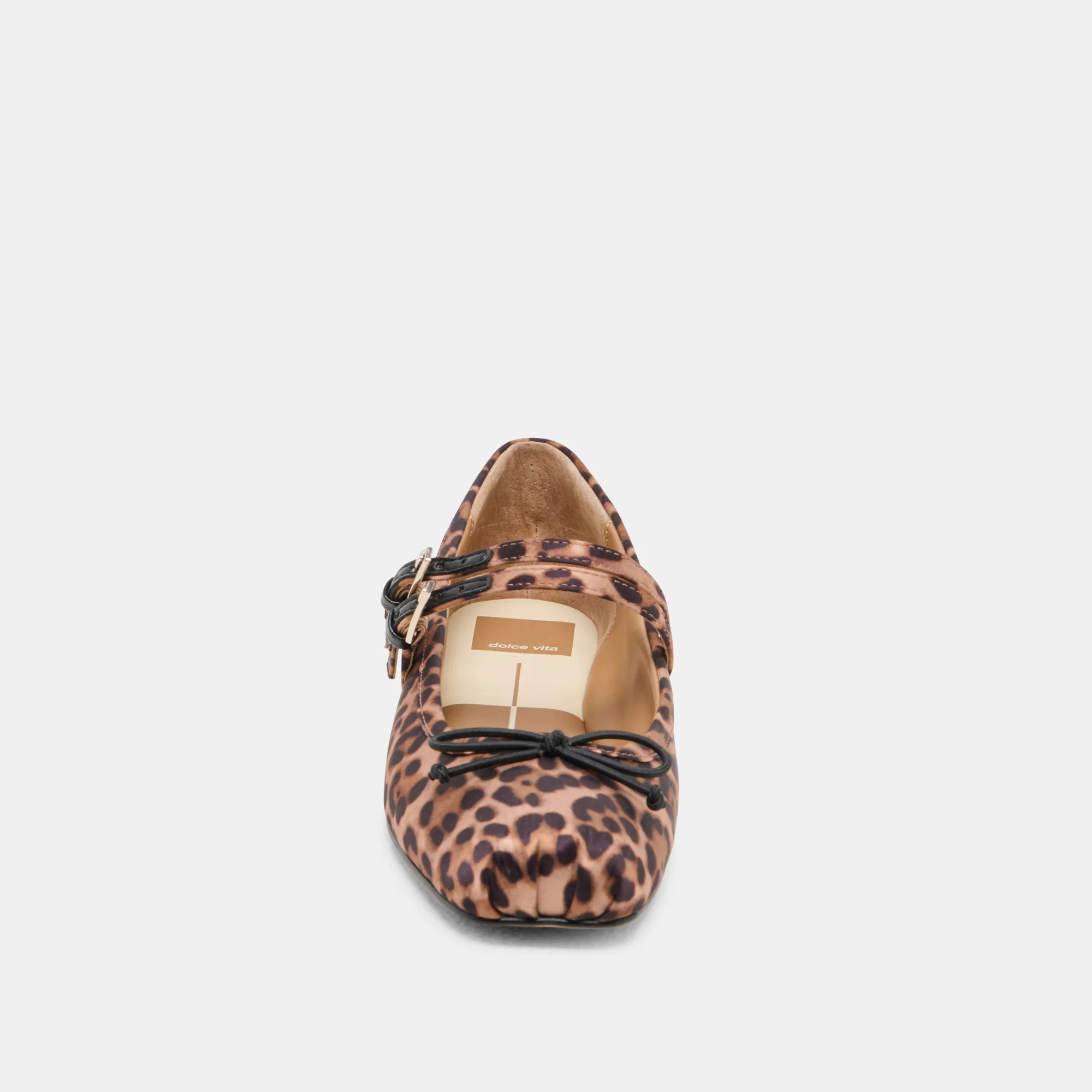 GIBSEN BALLET FLATS DK LEOPARD SATIN - Image 6
