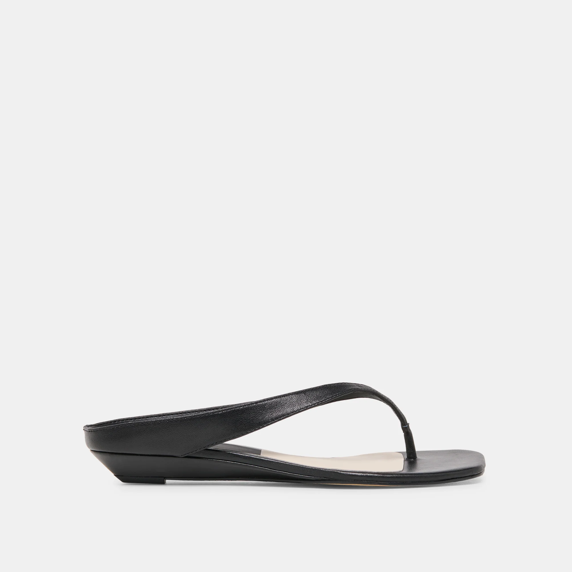 GIZEL SANDALS BLACK LEATHER