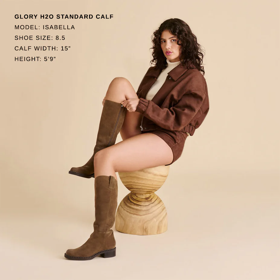 GLORY H2O BOOTS OLIVE SUEDE - Image 2