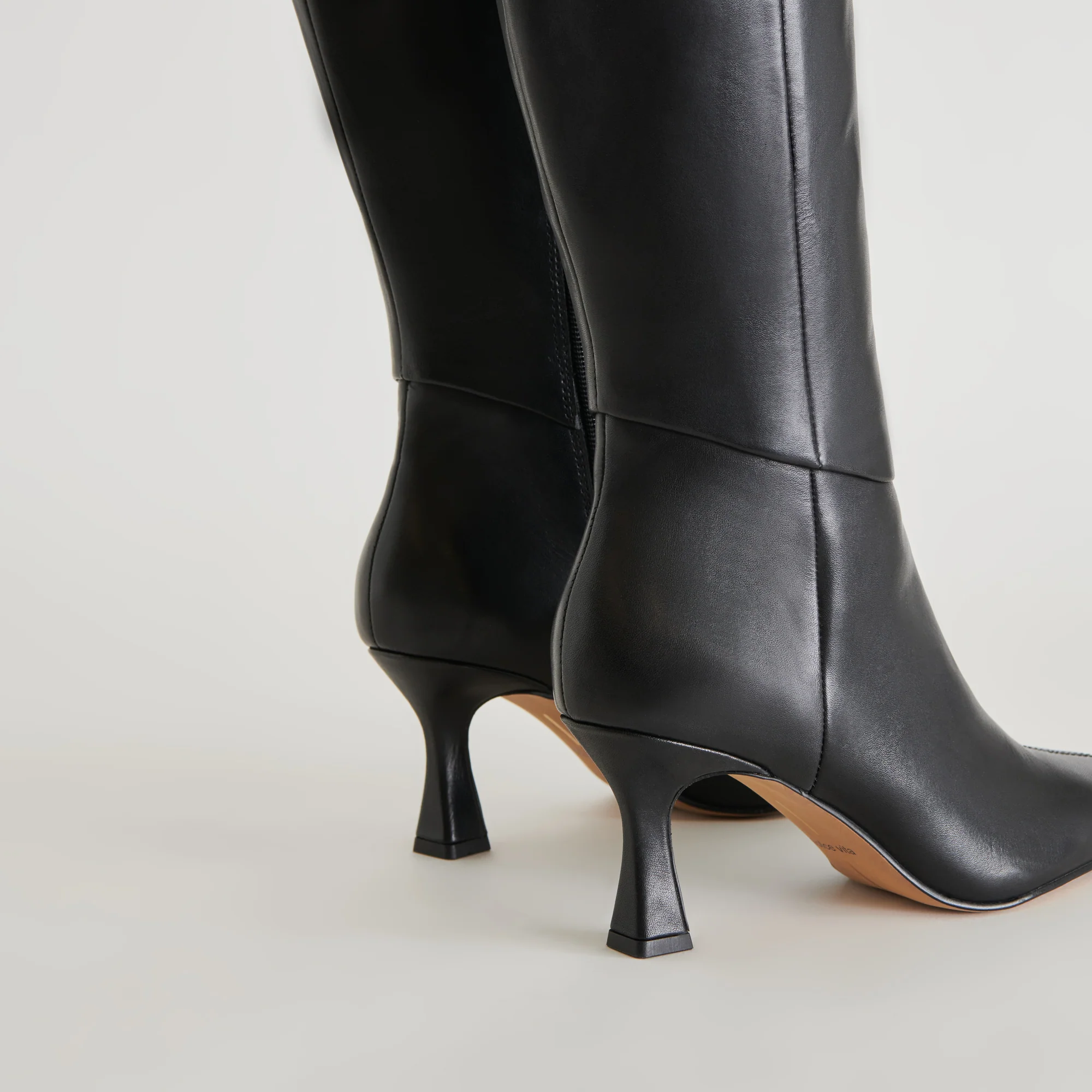 GYRA EXTRA WIDE CALF BOOTS BLACK LEATHER - Image 8