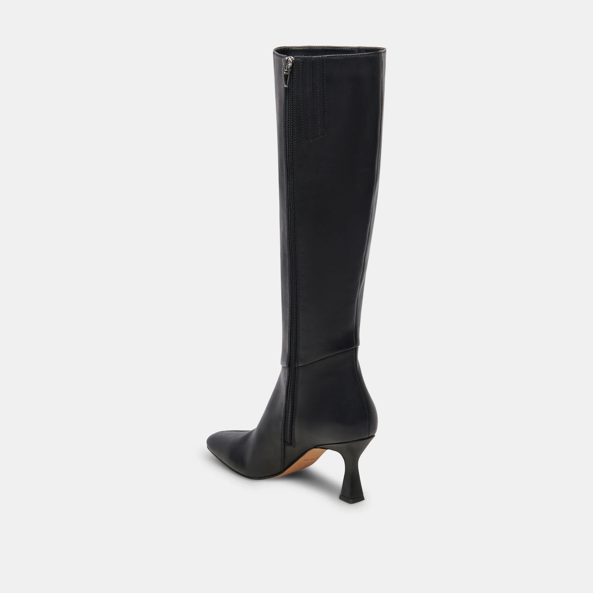 GYRA WIDE CALF BOOTS BLACK LEATHER - Image 15