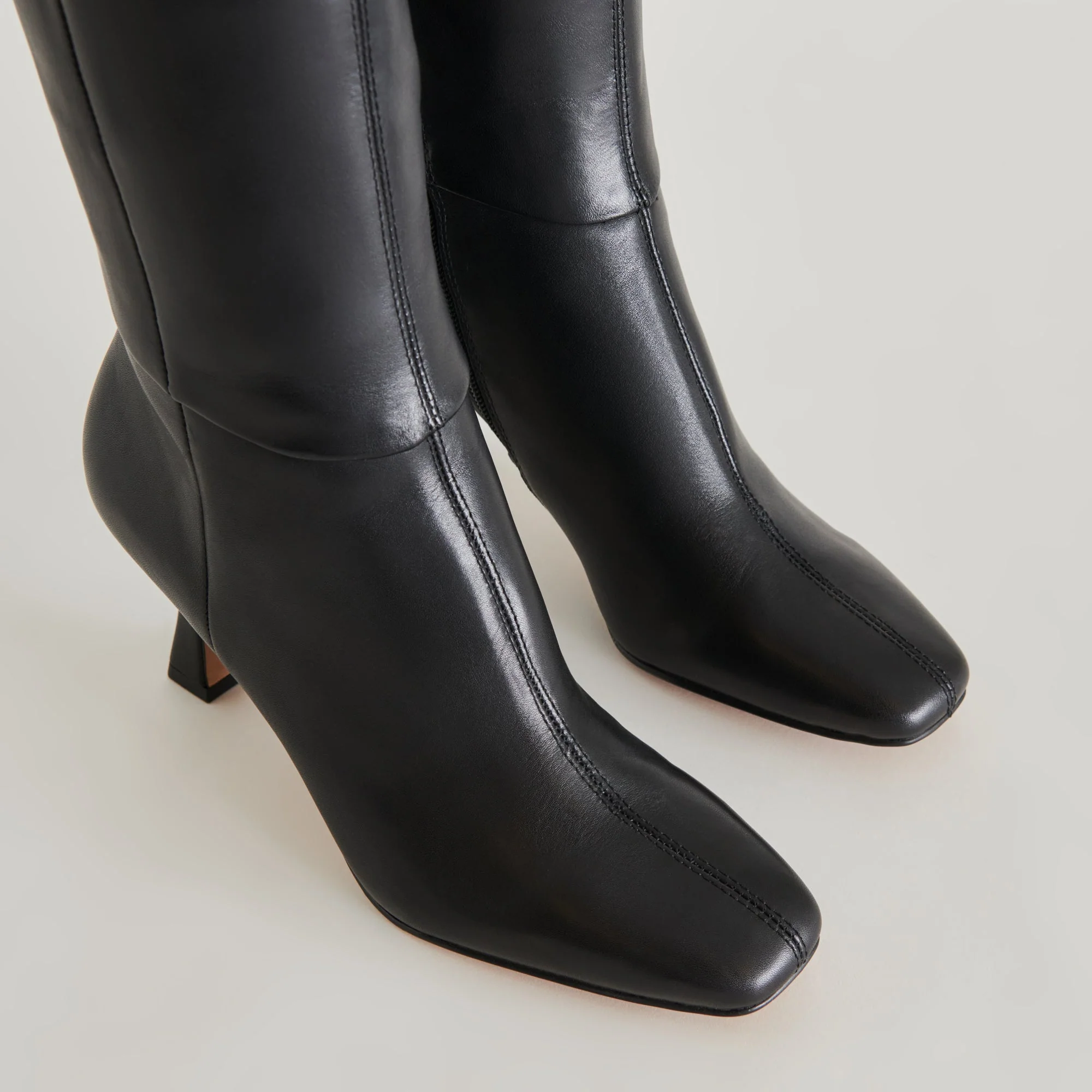 GYRA WIDE CALF BOOTS BLACK LEATHER - re:vita - Image 15
