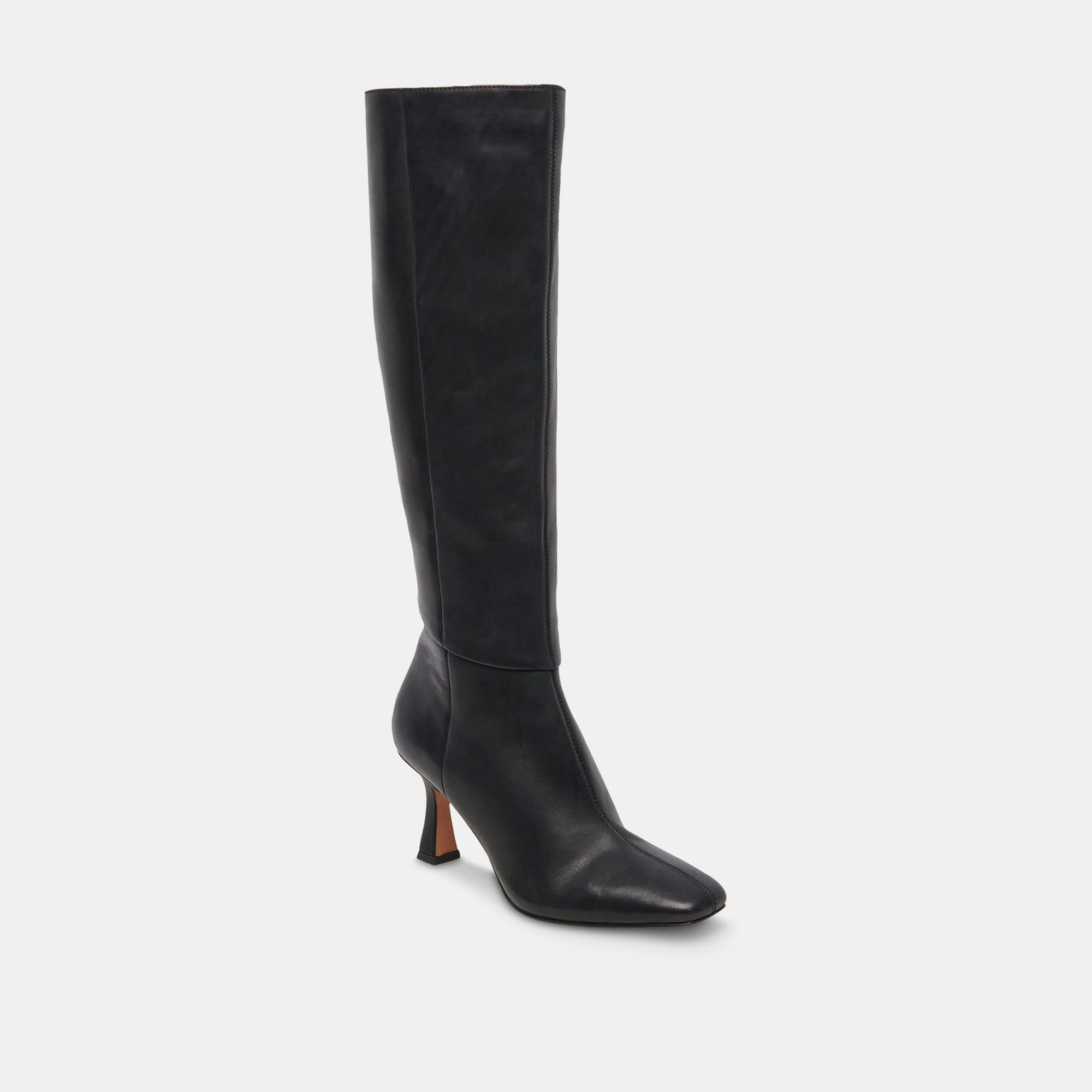 GYRA WIDE CALF BOOTS BLACK LEATHER - re:vita - Image 3