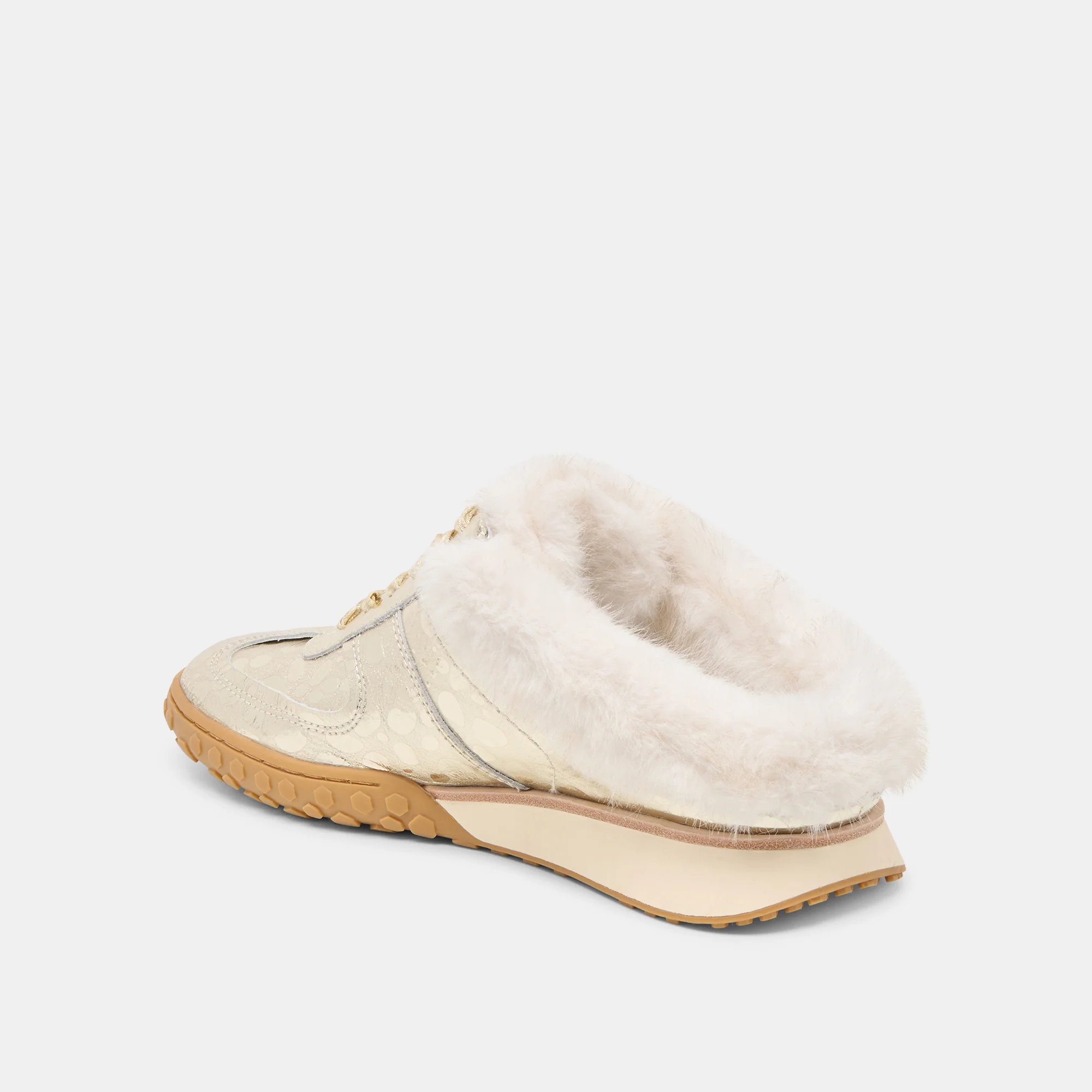 IZZEY PLUSH SNEAKERS PLATINUM LEATHER - Image 7