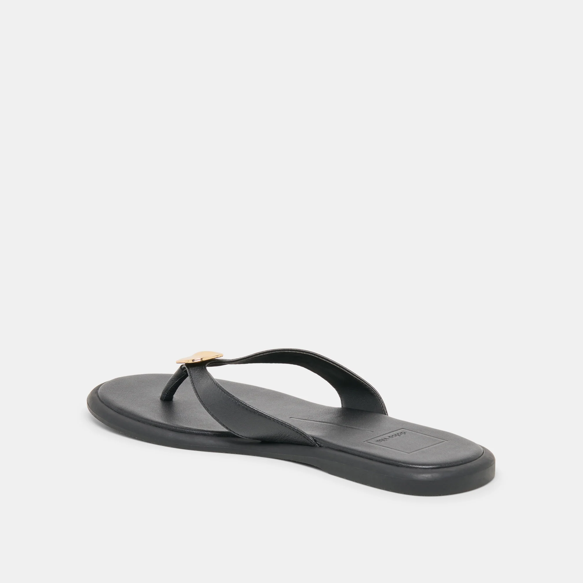 JAINA SANDALS BLACK LEATHER - Image 8