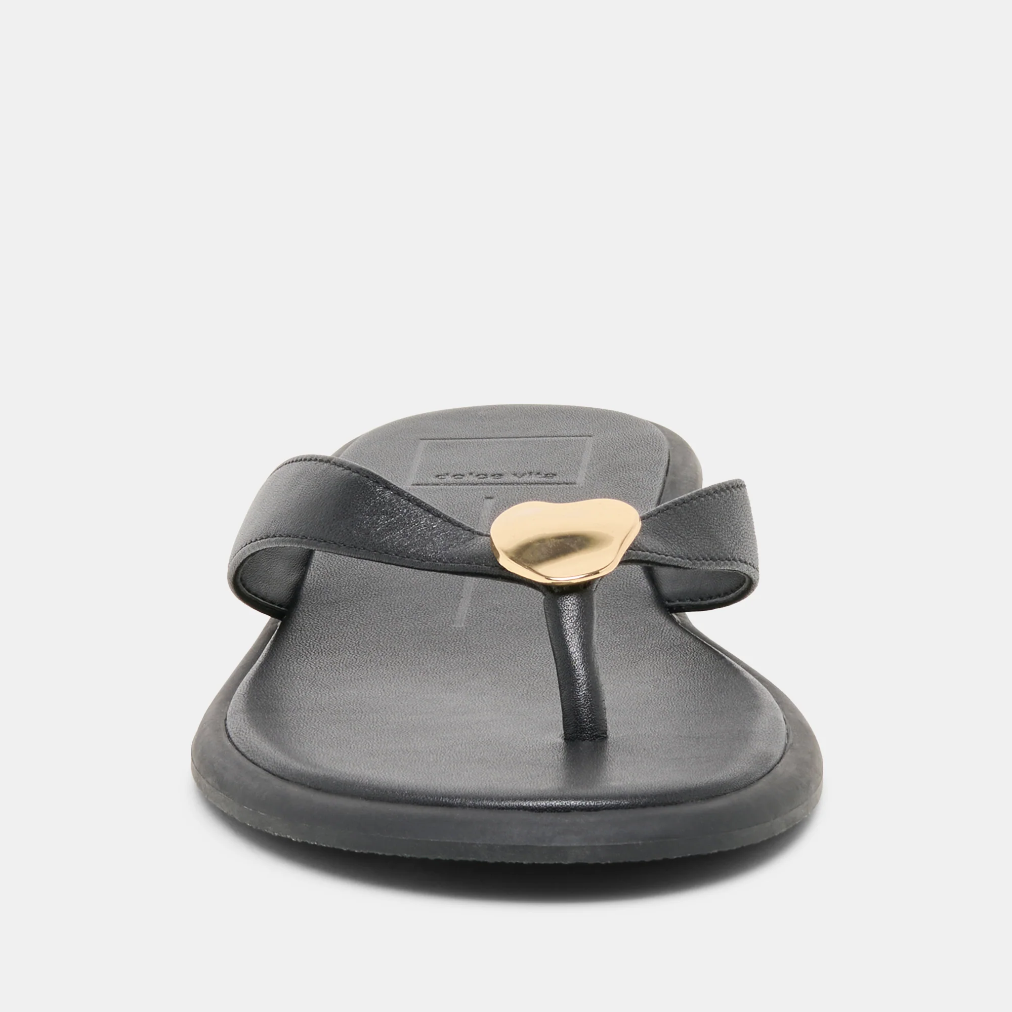 JAINA SANDALS BLACK LEATHER - Image 9