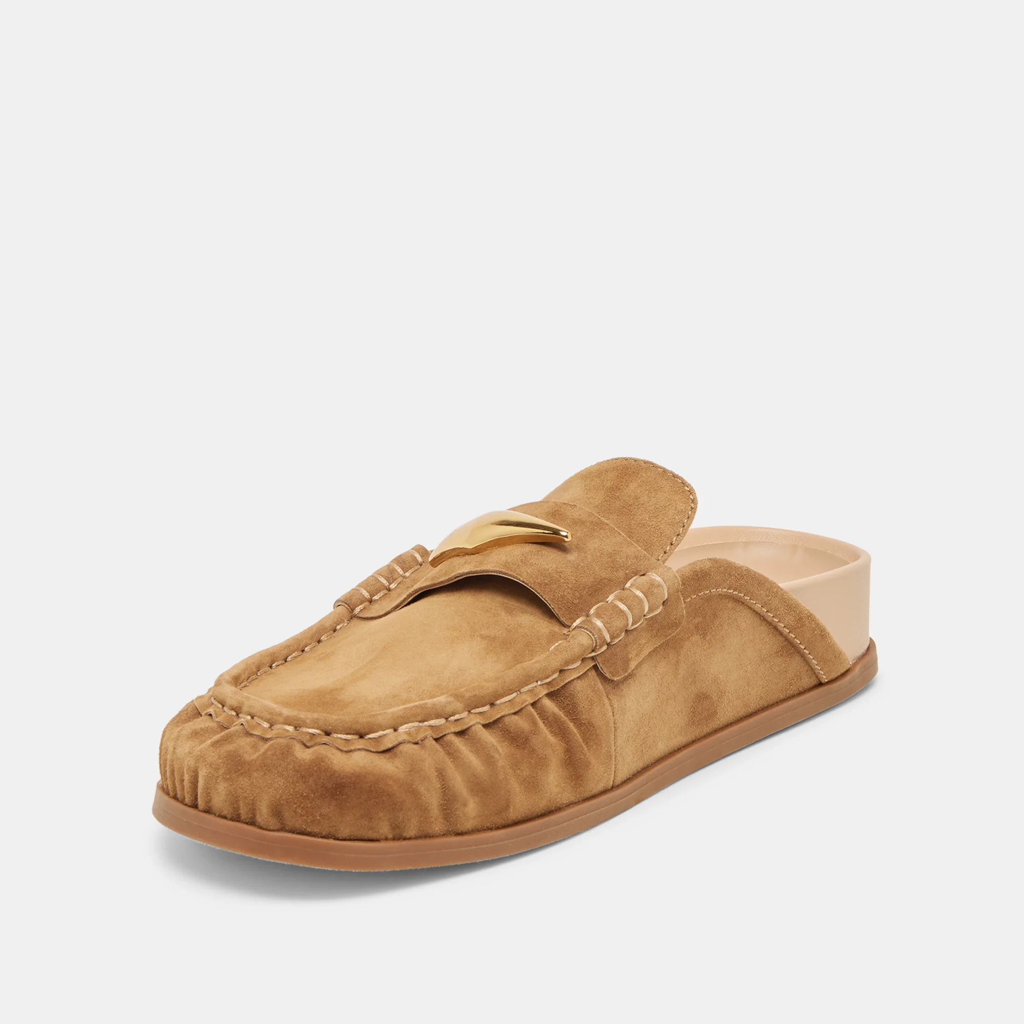JODERO FLATS LT BROWN SUEDE - Image 5
