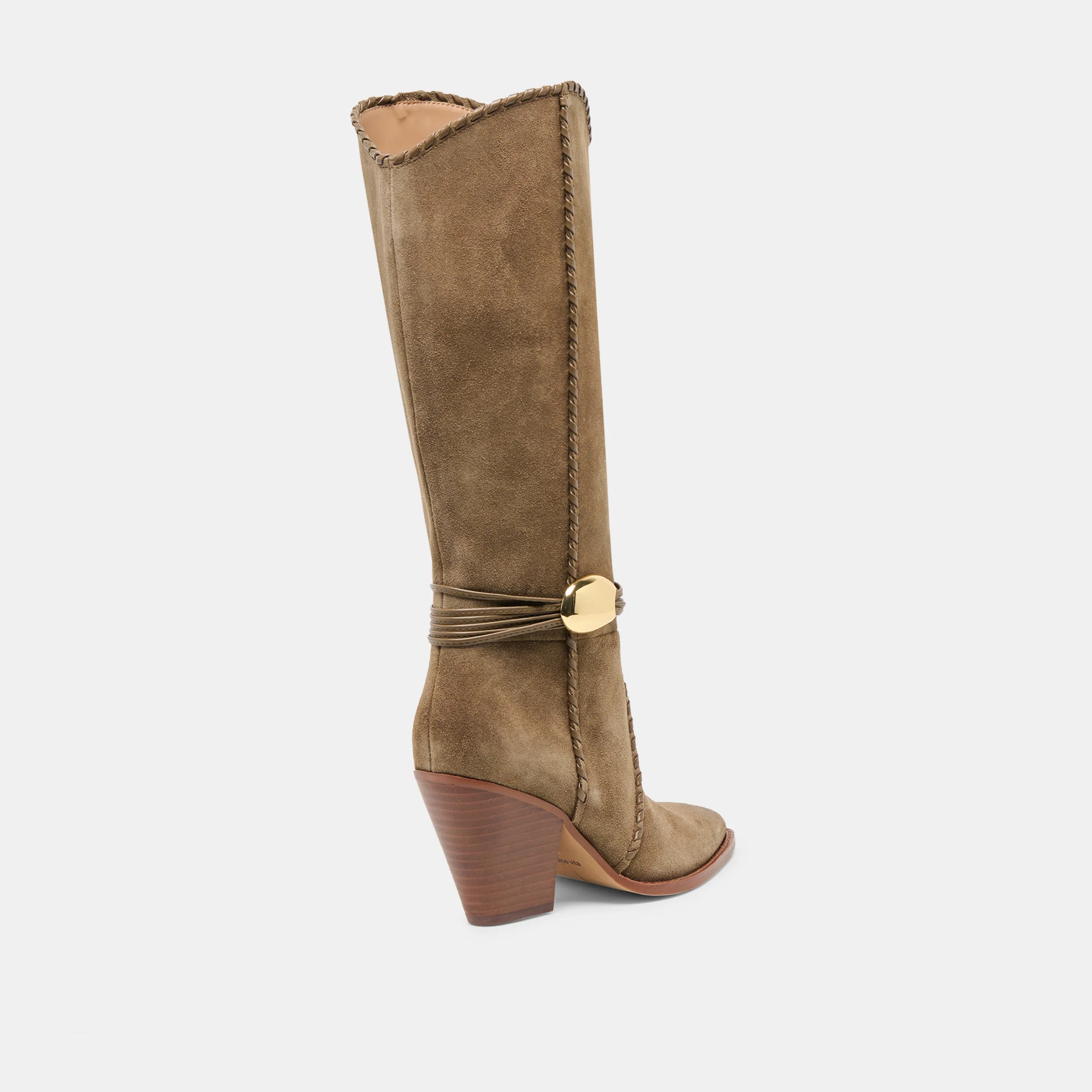 JODY BOOTS OLIVE SUEDE - Image 4