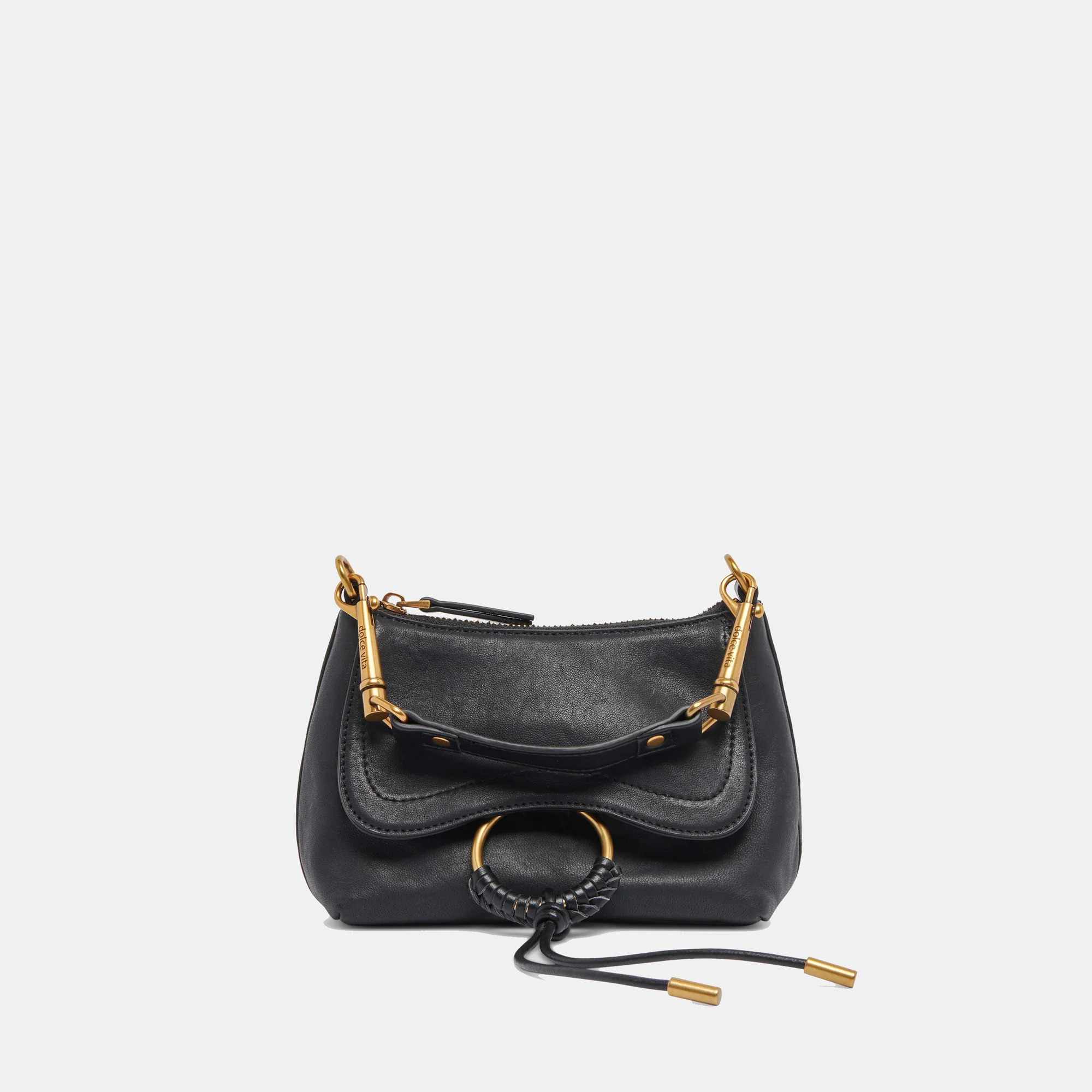 JOLENE CROSSBODY BLACK LEATHER - Image 3
