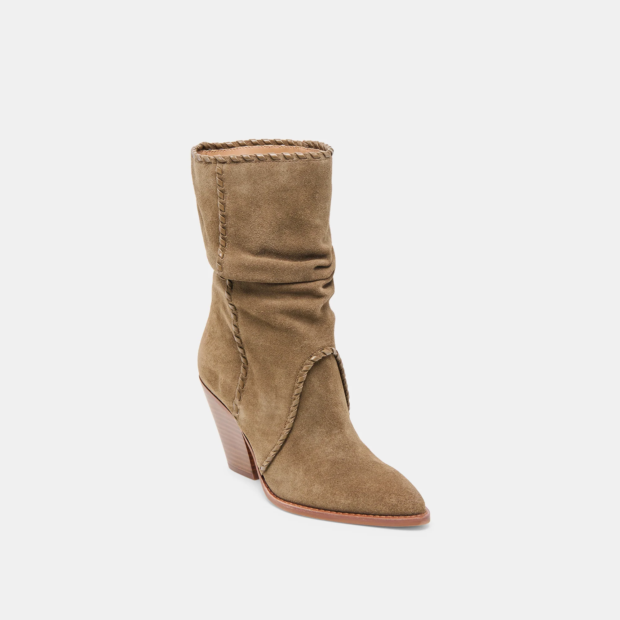 JULITH BOOTS OLIVE SUEDE - Image 3