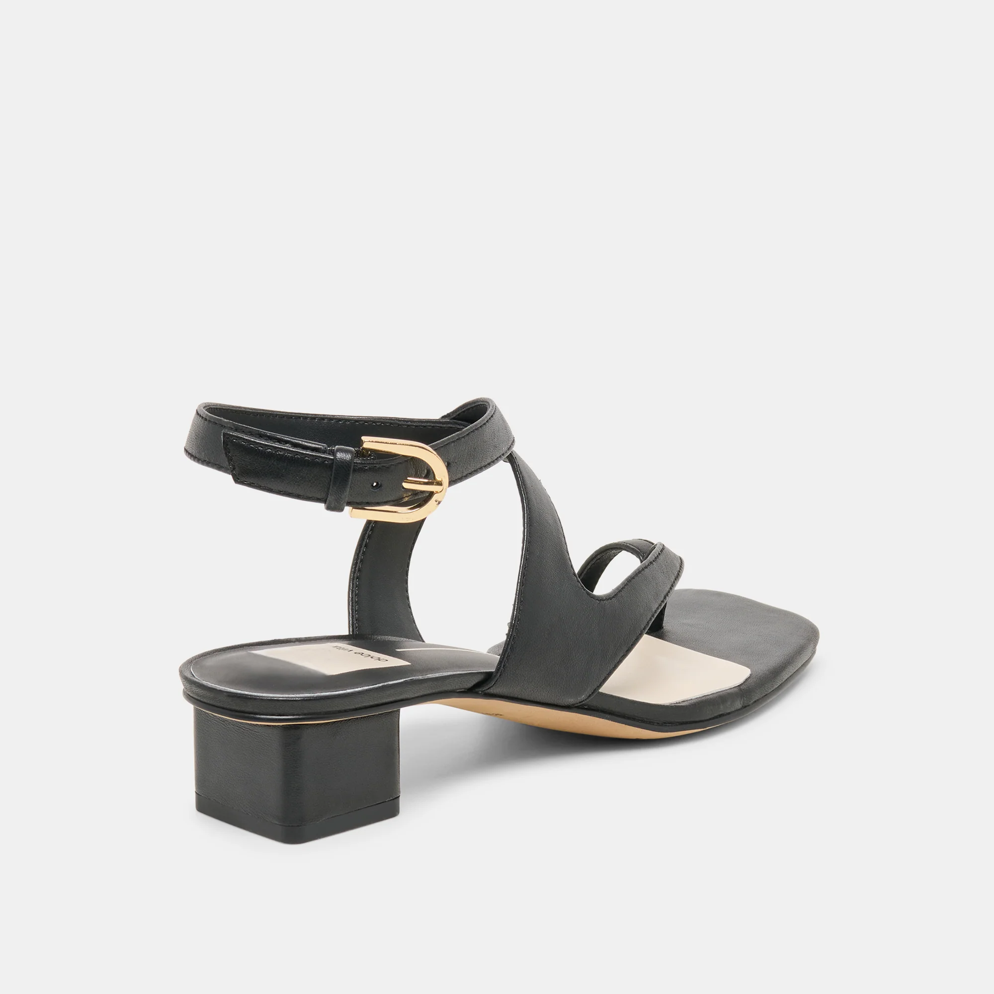 KAMEO HEELS BLACK LEATHER - Image 3