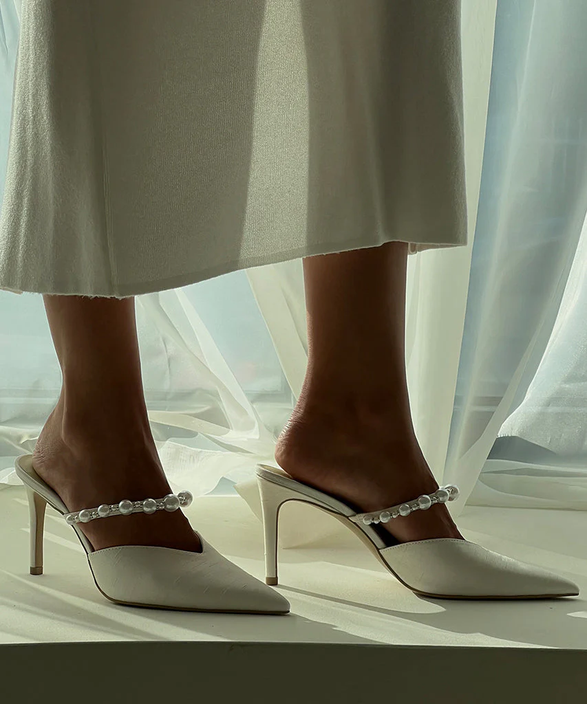 KANIKA PEARL HEELS VANILLA SILK - re:vita - Image 2