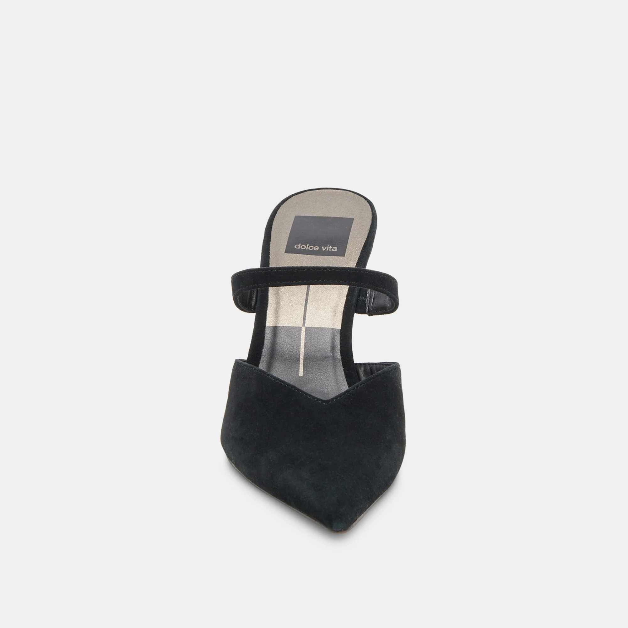 KANIKA WIDE HEELS ONYX SUEDE - Image 6