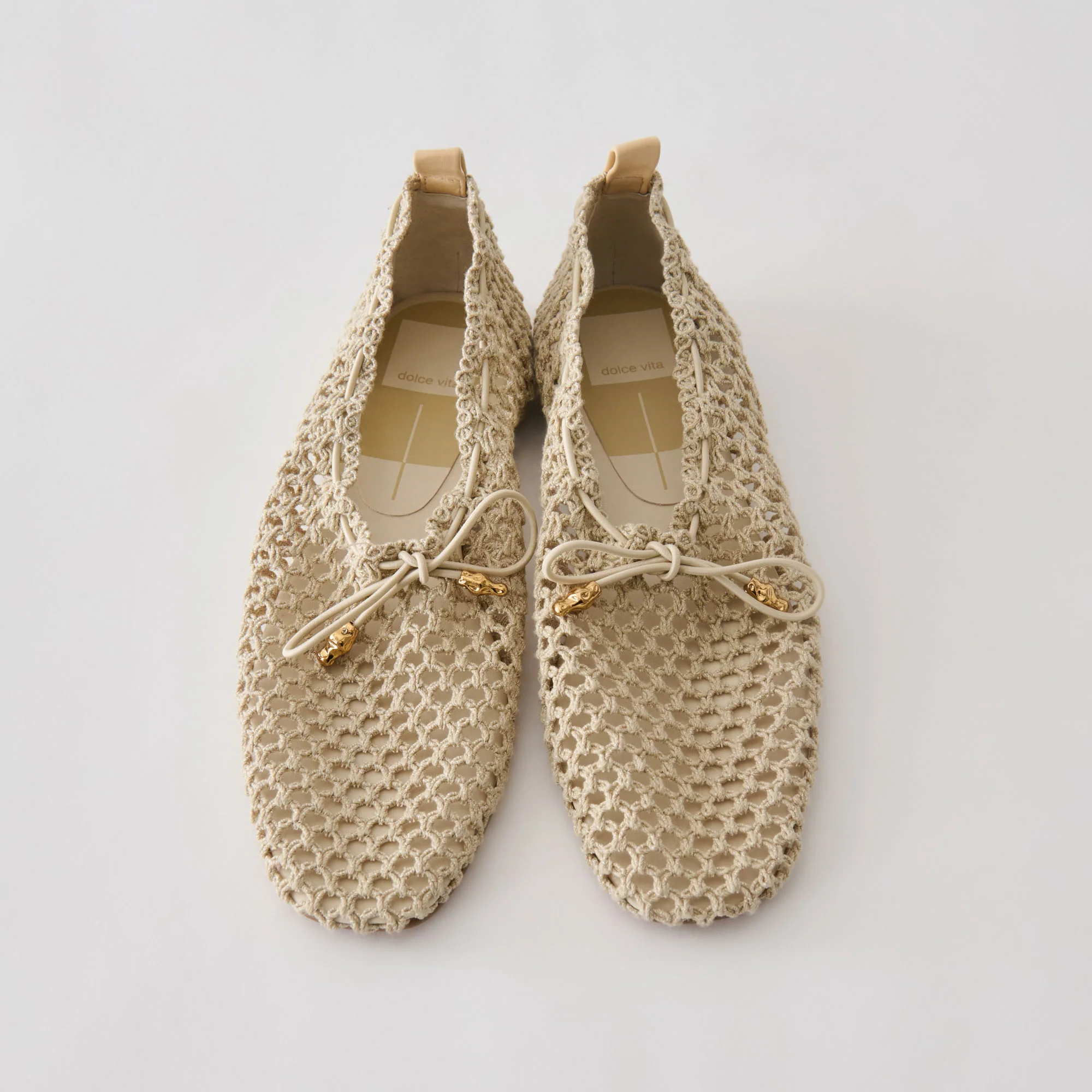 KAYLYN FLATS OATMEAL CROCHET - Image 2