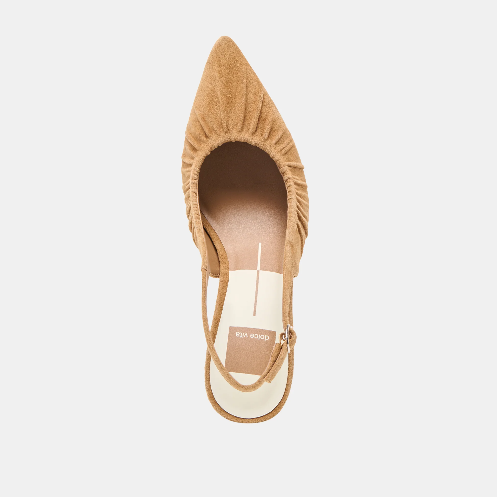 KEIRA HEELS LT BROWN SUEDE - Image 8