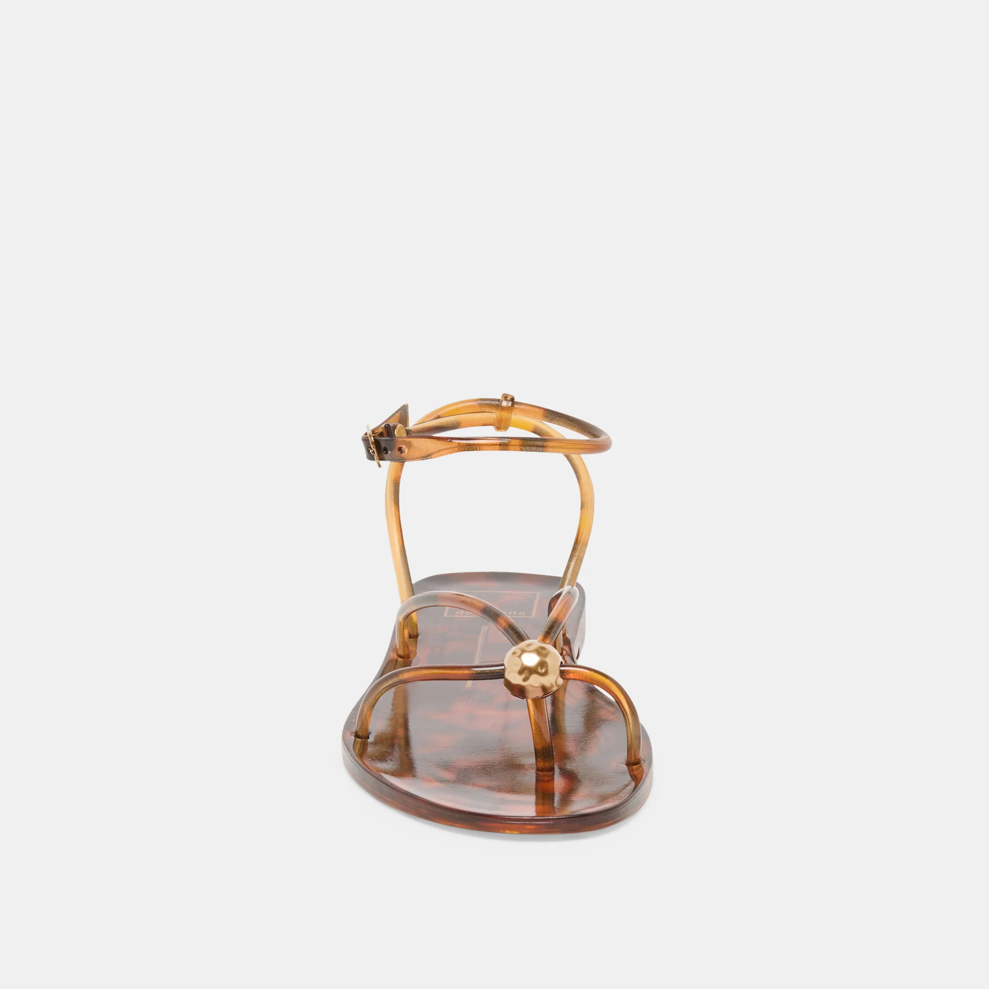 KENLEY VINYL SANDALS TORTOISE JELLY - Image 9