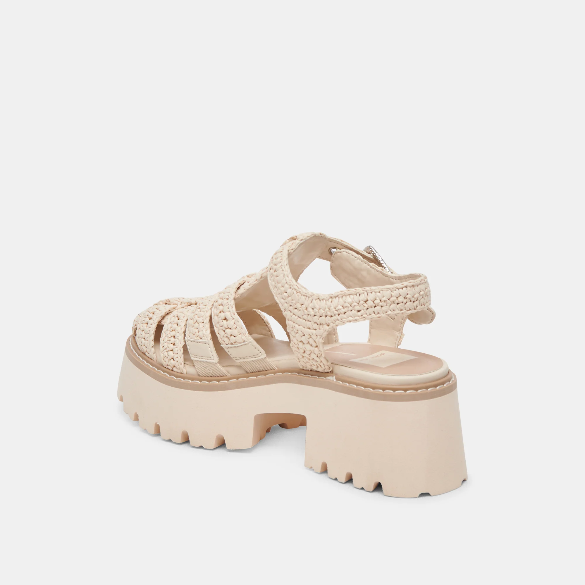 LASLY SANDALS OATMEAL KNIT - Image 8