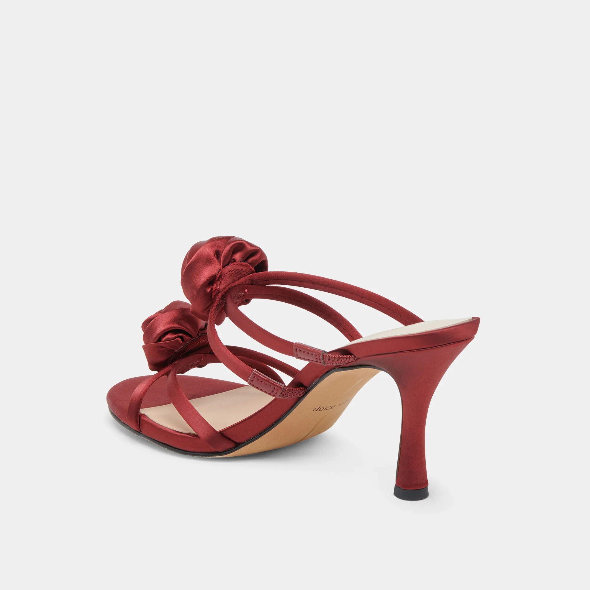 LINZY HEELS WINE SATIN - Image 5