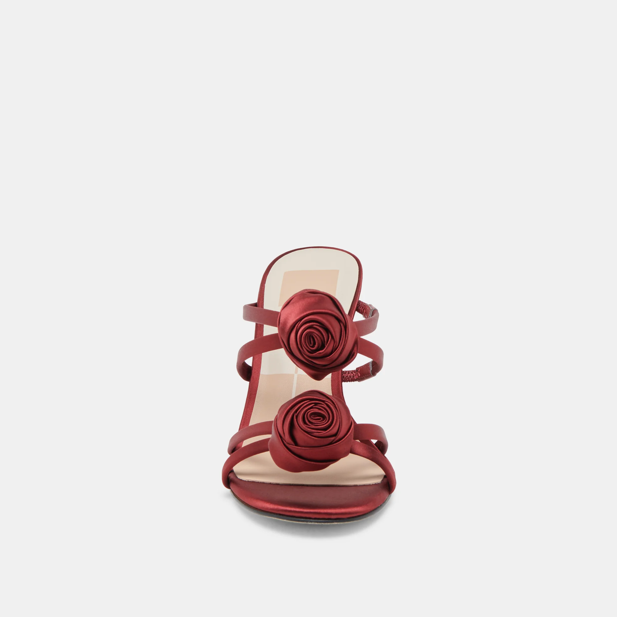 LINZY HEELS WINE SATIN - Image 6