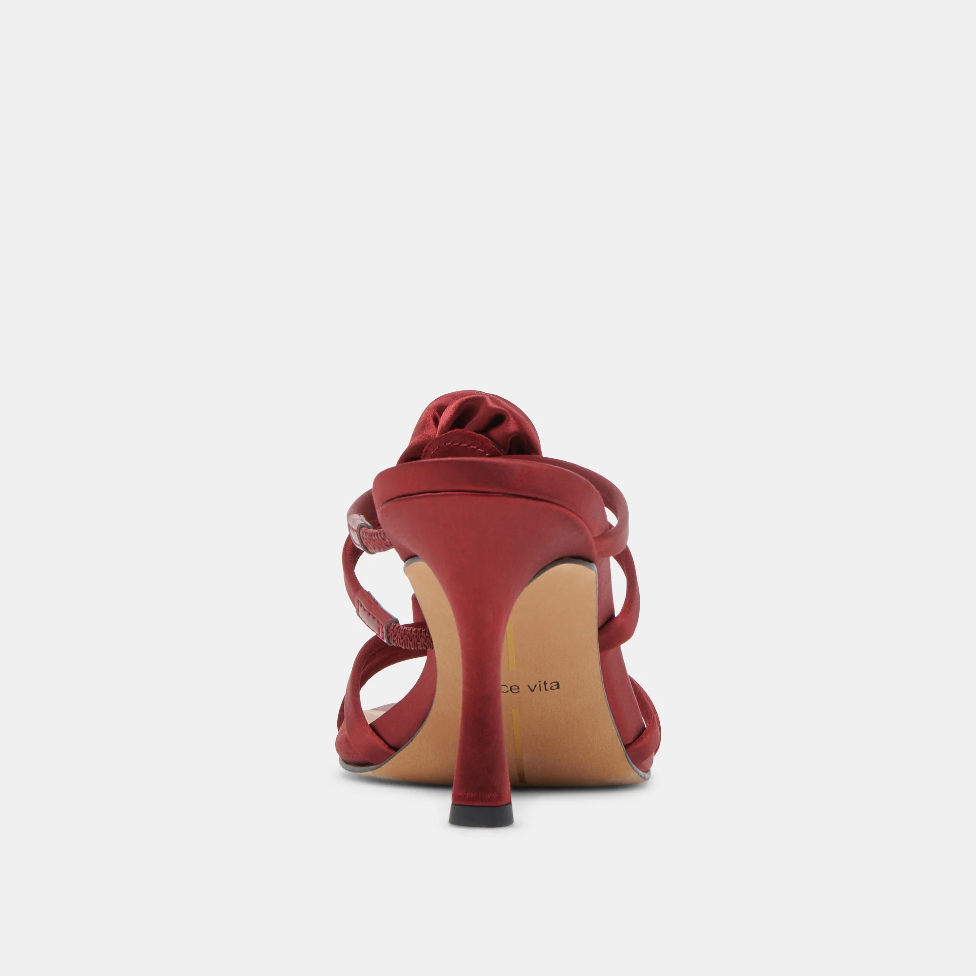 LINZY HEELS WINE SATIN - Image 7