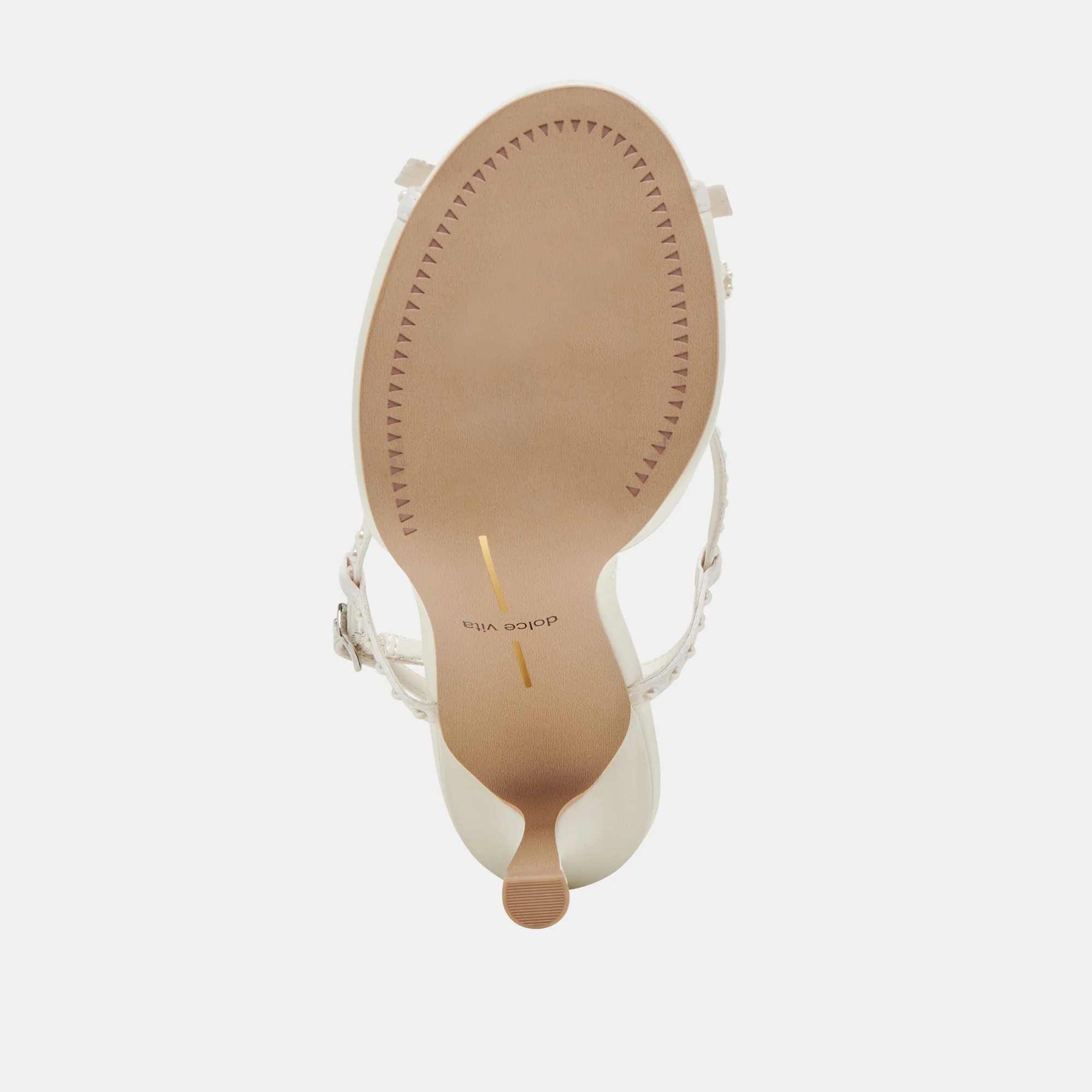 LONNY PEARL HEELS WHITE SATIN - Image 9