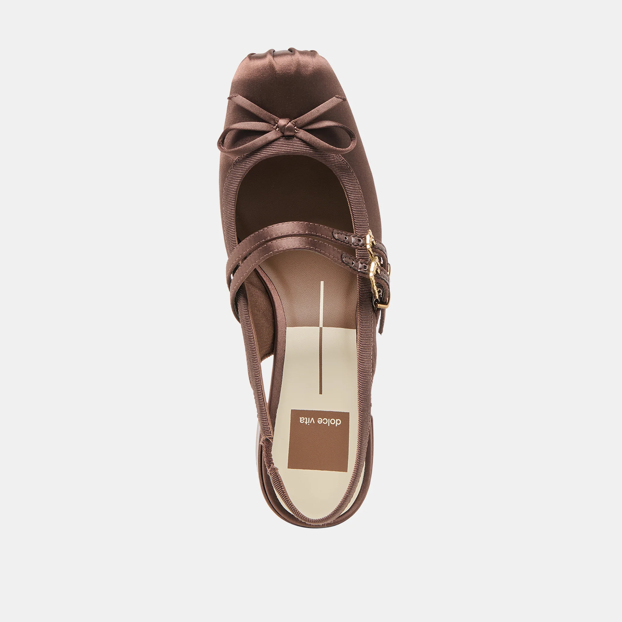 LORIS HEELS MAHOGANY SATIN - Image 10