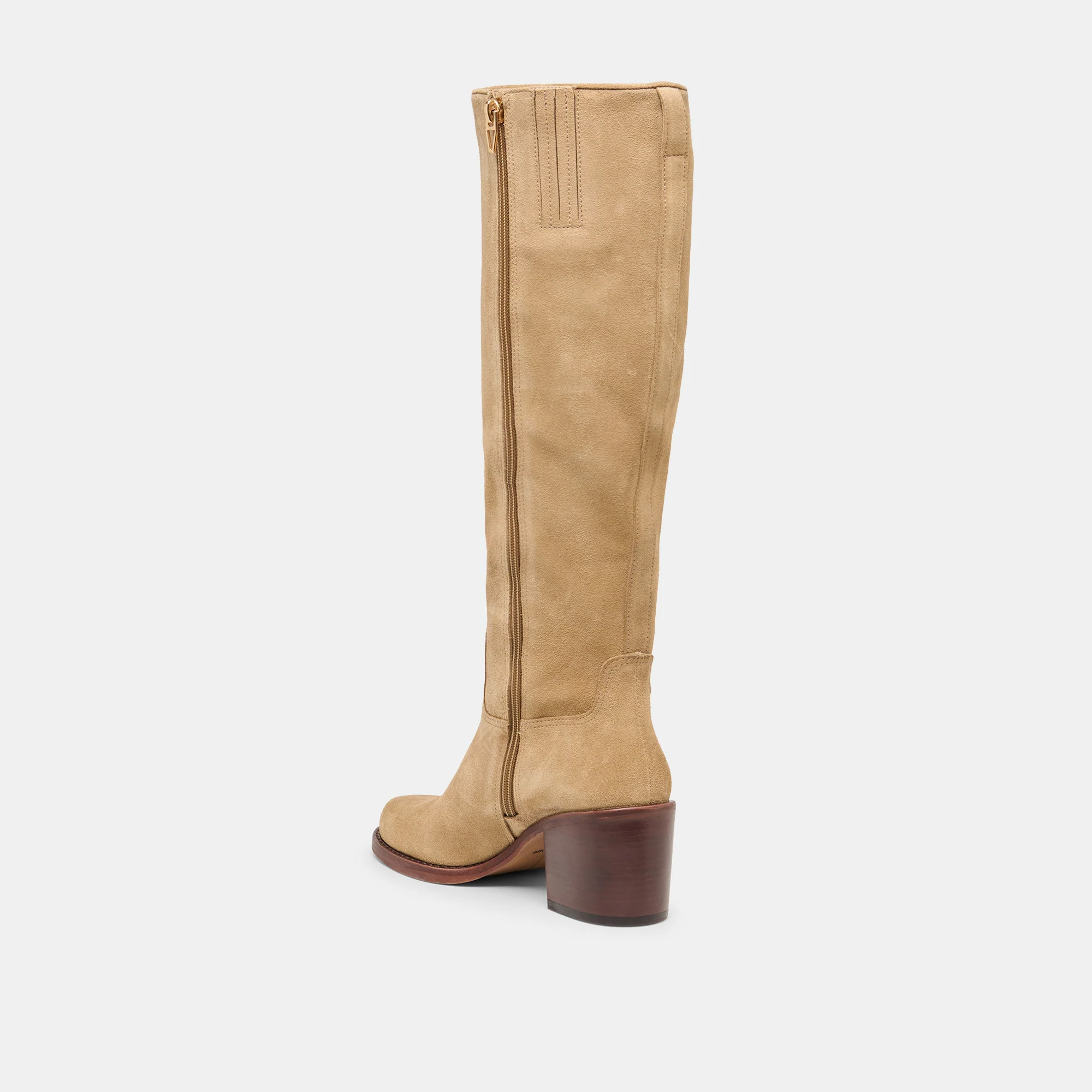 LUCYLE BOOTS DK TAUPE SUEDE - Image 5