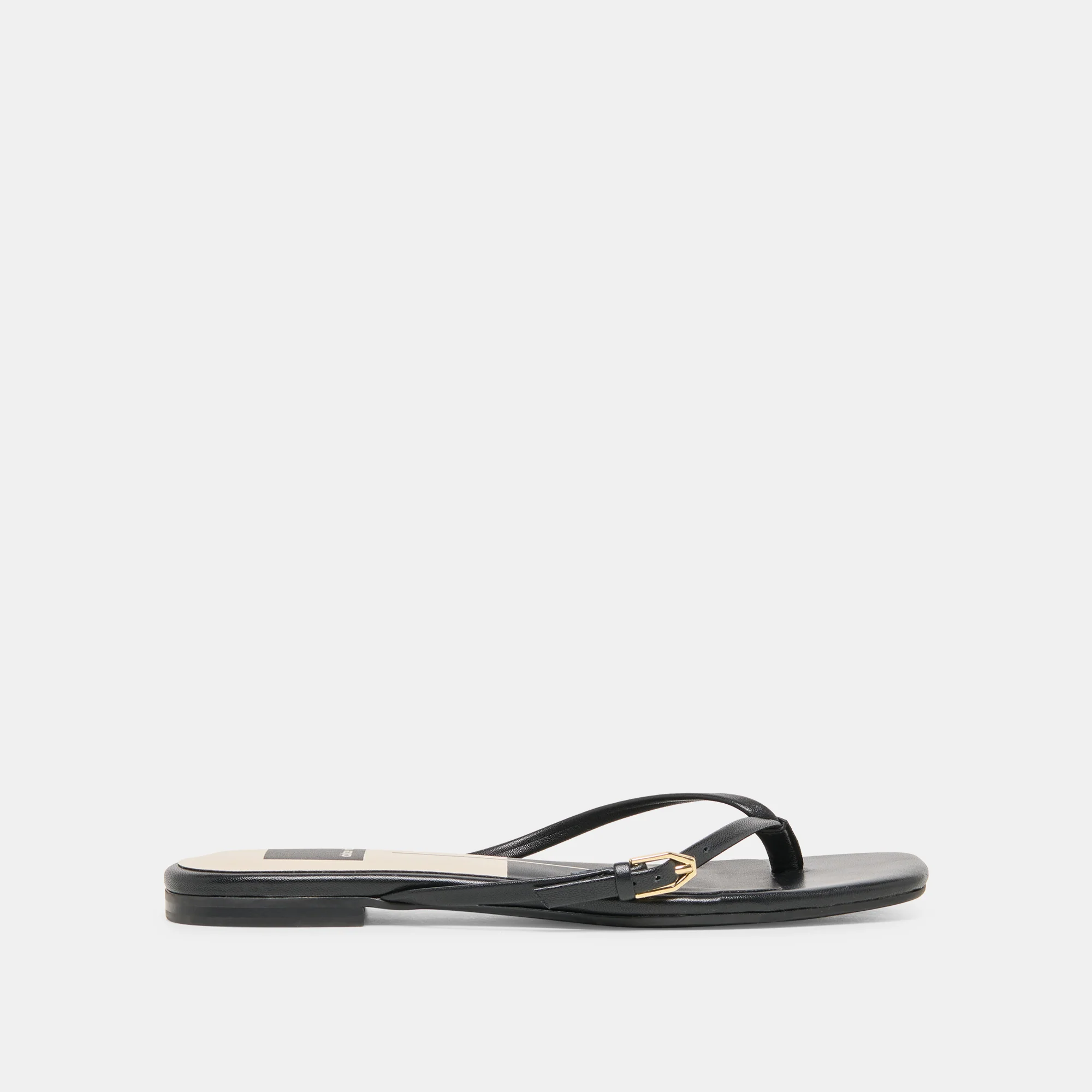 MALTA SANDALS BLACK LEATHER