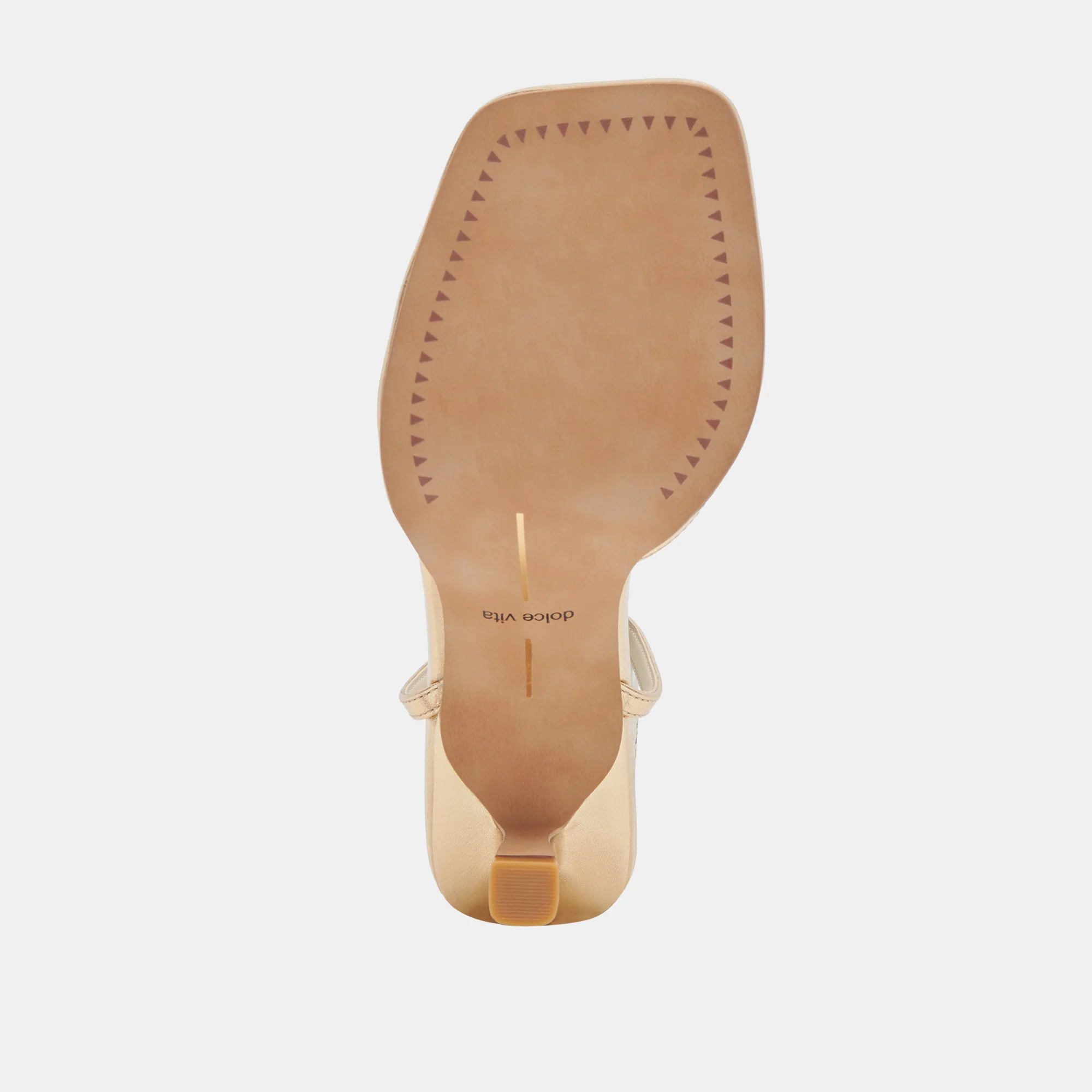 MANJI HEELS LIGHT GOLD METALLIC LEATHER - Image 12