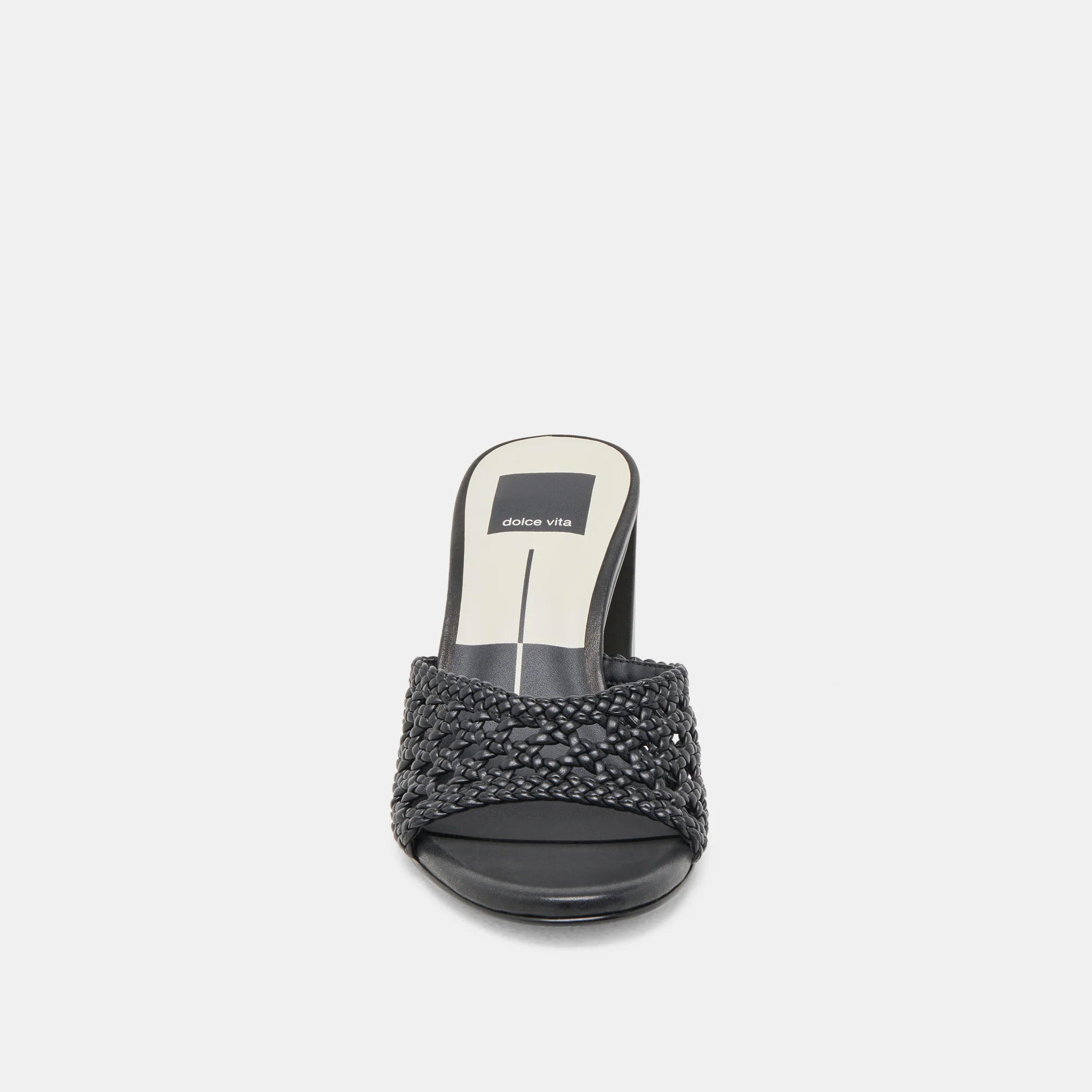 MARGOE HEELS BLACK WOVEN STELLA - Image 8