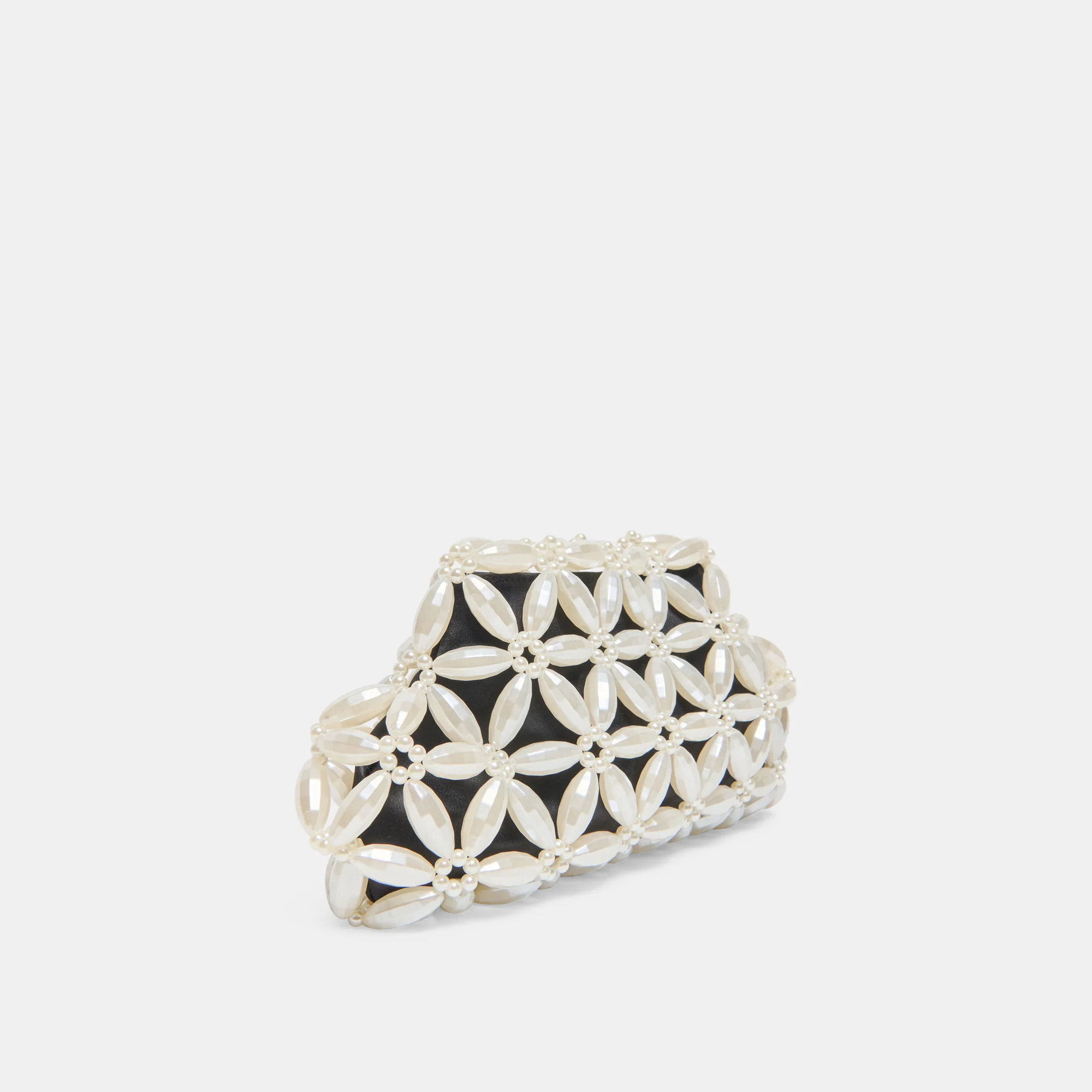 MARLOW CLUTCH BLACK SATIN PEARL - Image 3