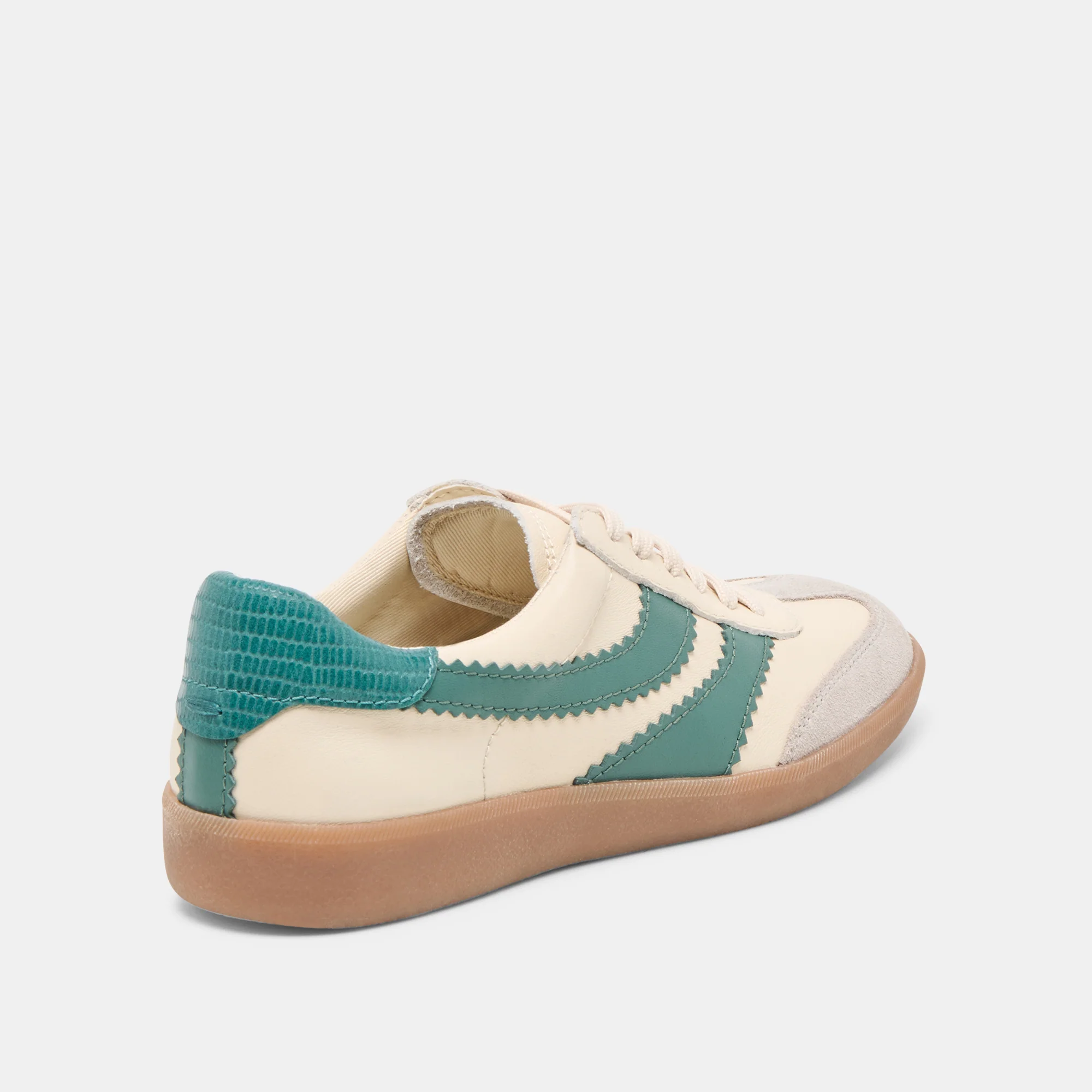 MERIT SNEAKERS WHITE GREEN LEATHER - Image 5