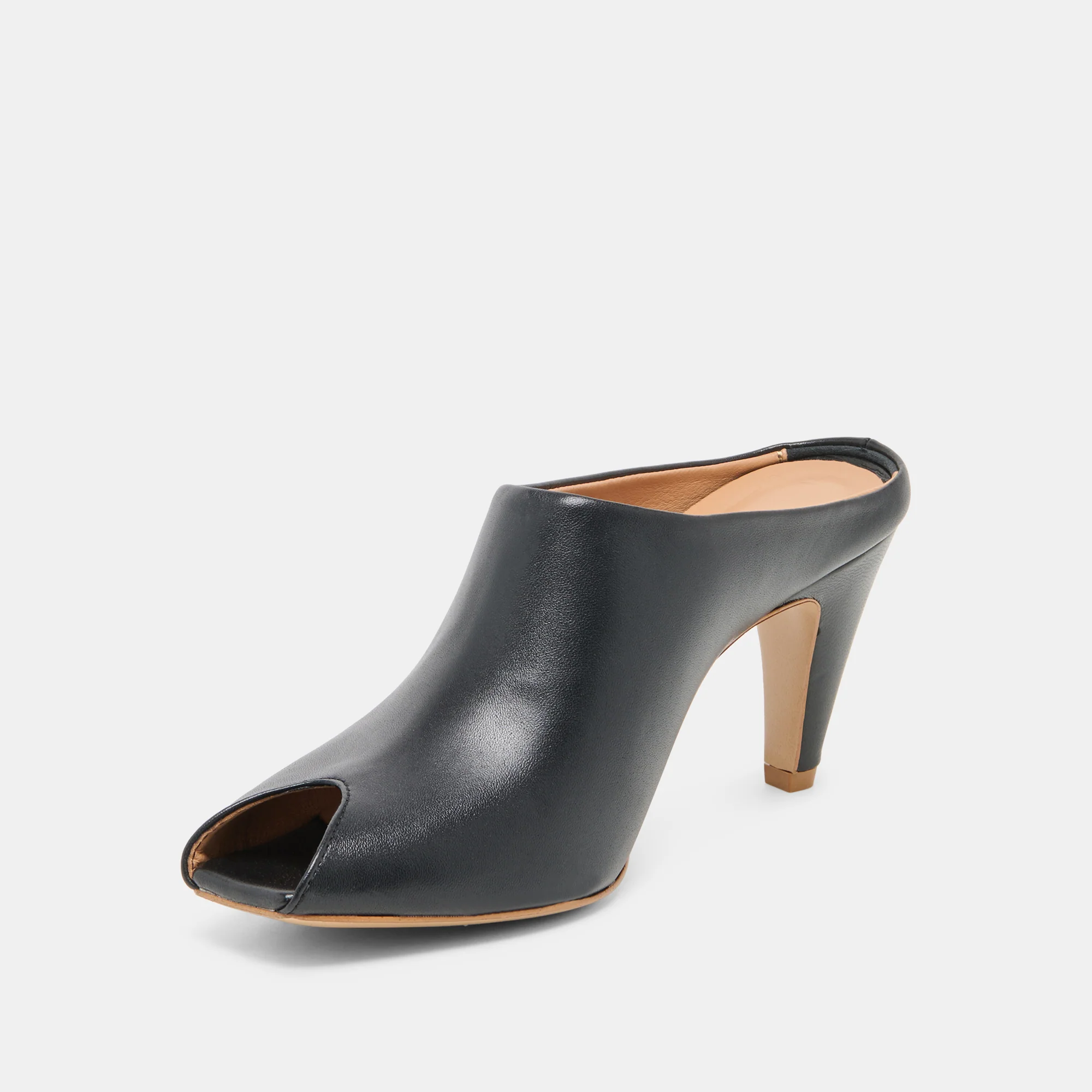 MERY HEELS BLACK LEATHER - Image 4