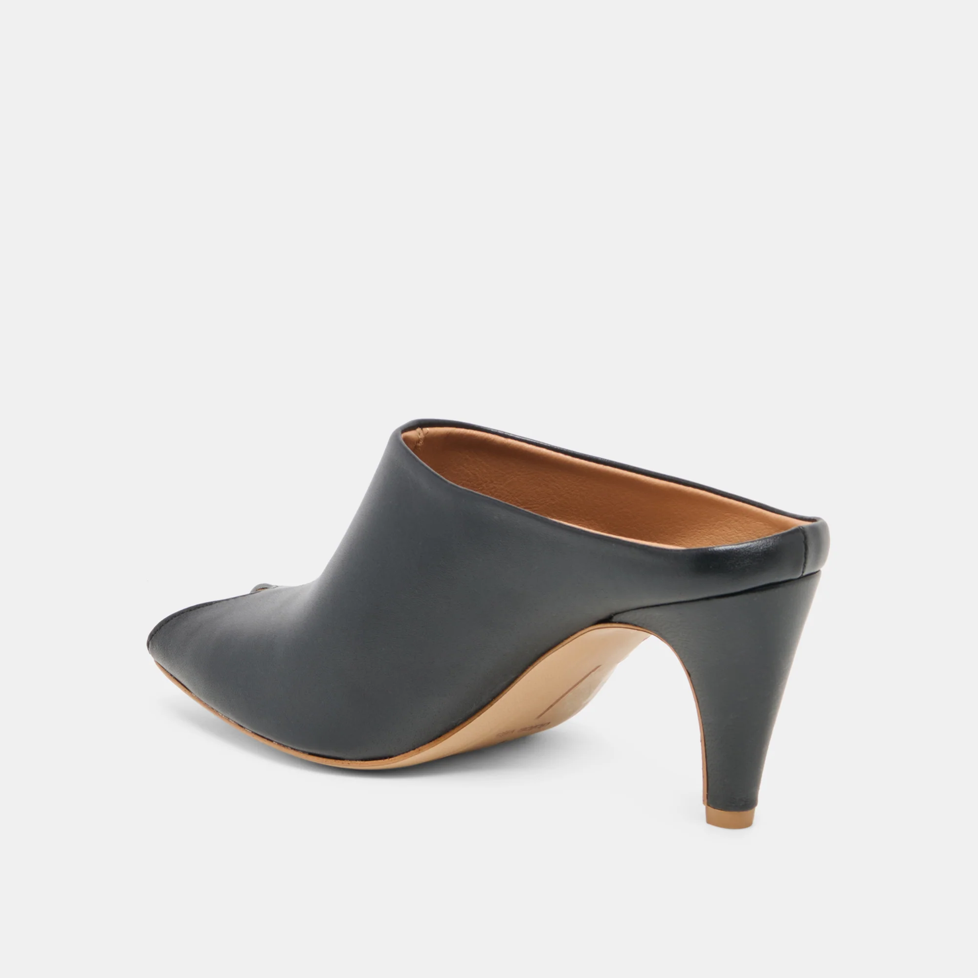 MERY HEELS BLACK LEATHER - Image 5