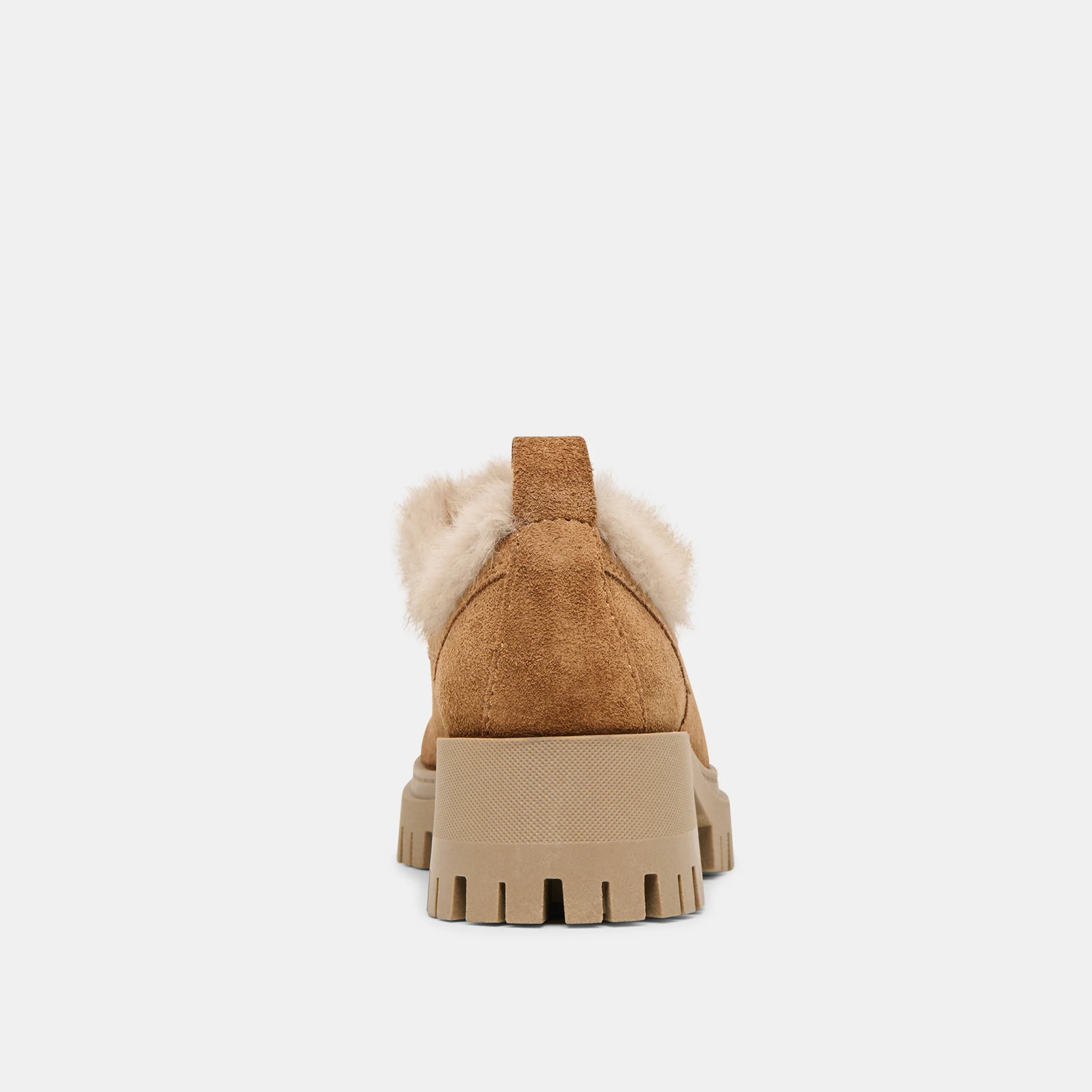 MILZA PLUSH LOAFERS LT BROWN SUEDE - Image 9