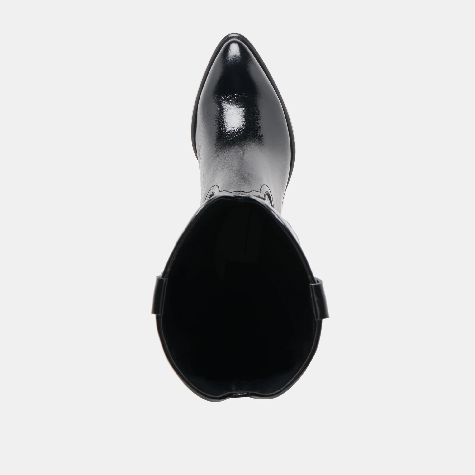 MIRLA EXTRA WIDE CALF BOOTS BLACK LEATHER - Image 12
