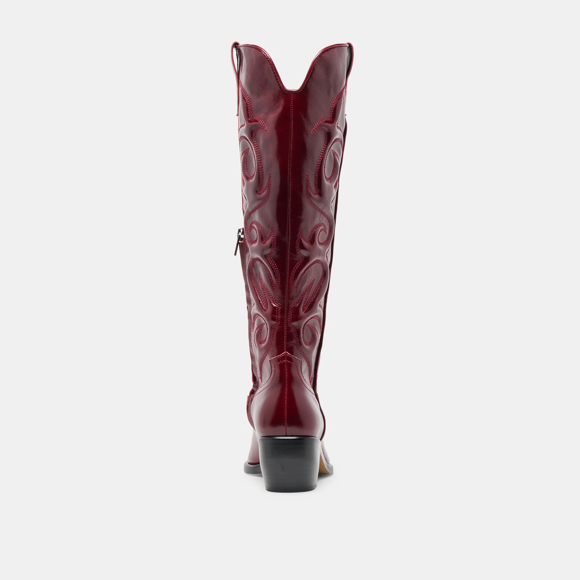 MIRLA EXTRA WIDE CALF BOOTS OXBLOOD LEATHER - Image 13