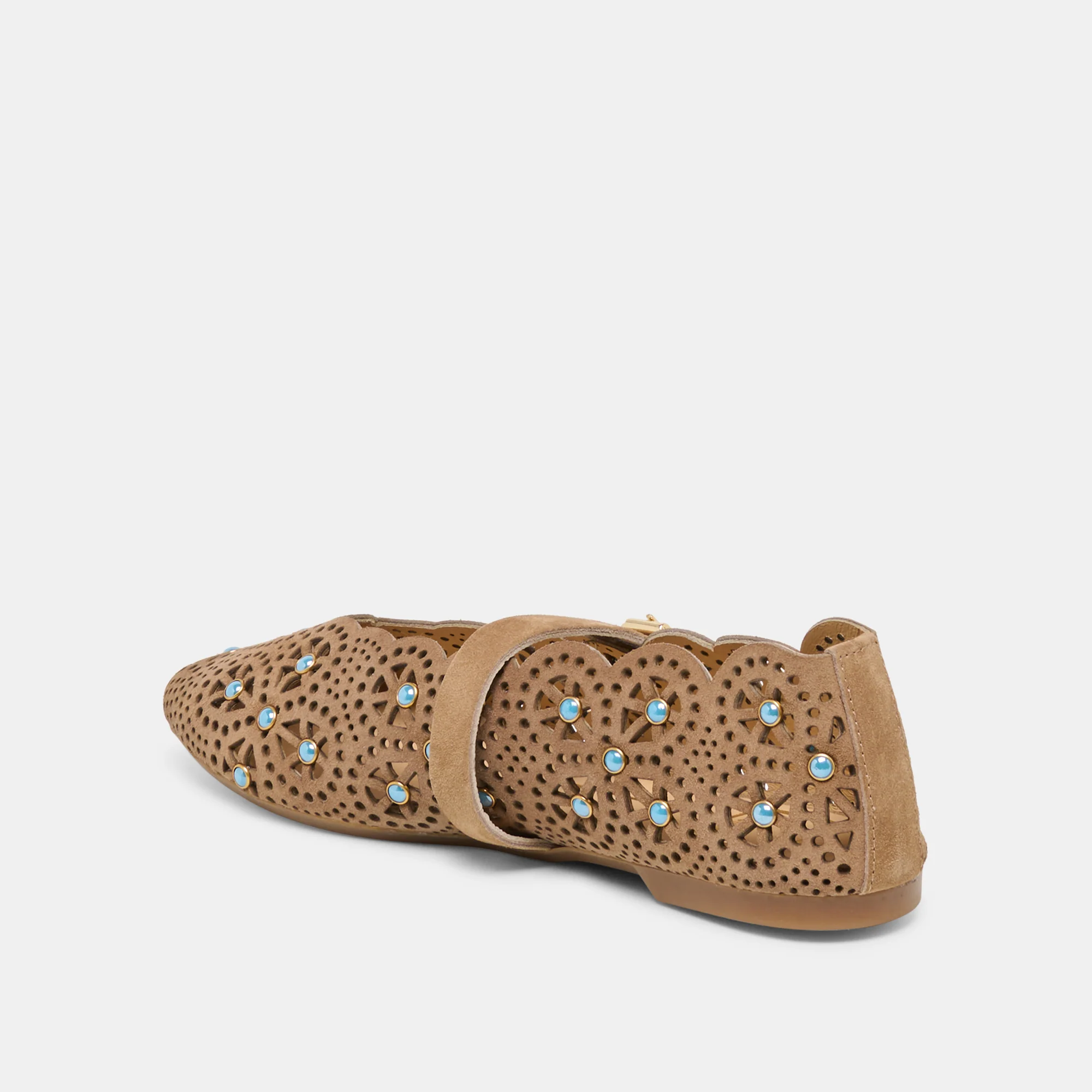 MORGIN BALLET FLATS MUSHROOM SUEDE - Image 5