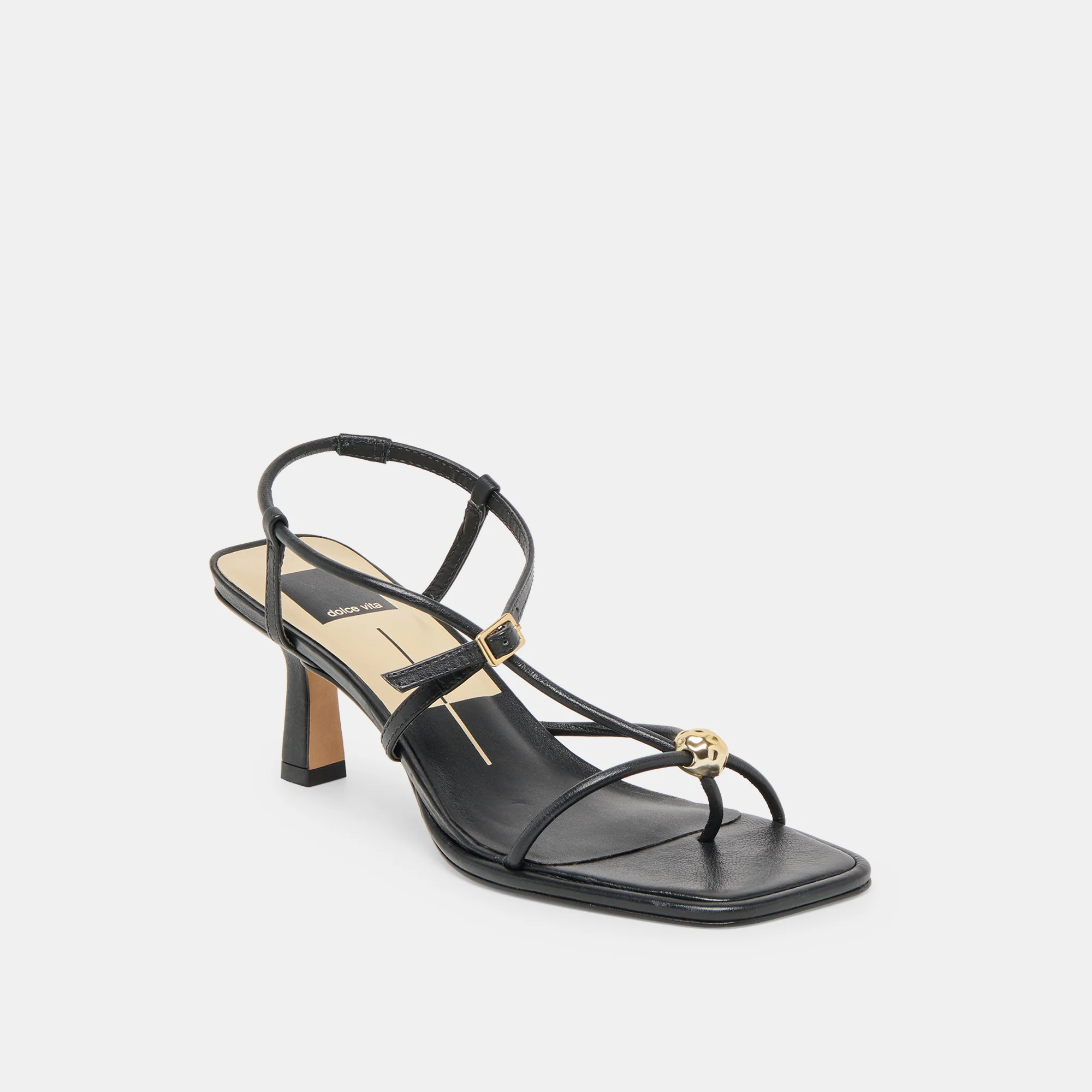 MYLEE HEELS BLACK LEATHER - Image 5